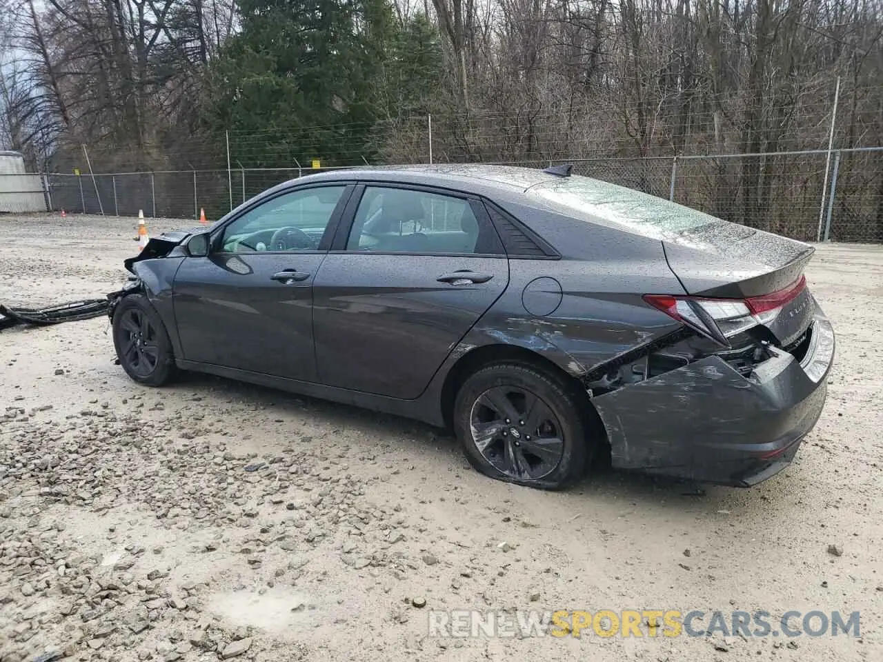 2 fotografías del automóvil dañado 5NPLS4AG8NH072424 HYUNDAI ELANTRA 2022