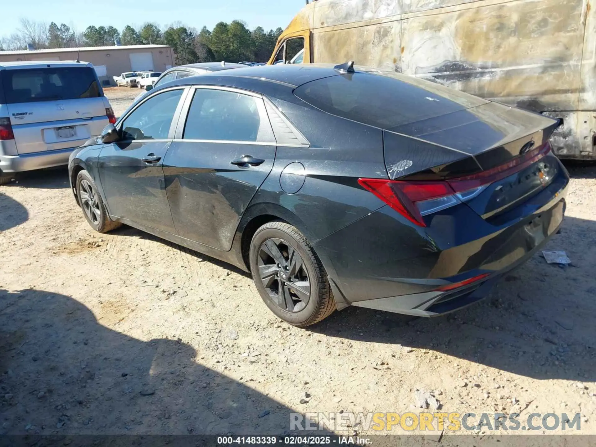 3 fotografías del automóvil dañado 5NPLS4AG8NH086713 HYUNDAI ELANTRA 2022