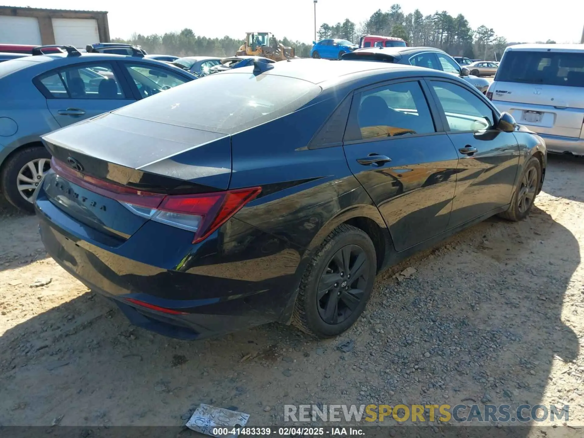4 fotografías del automóvil dañado 5NPLS4AG8NH086713 HYUNDAI ELANTRA 2022