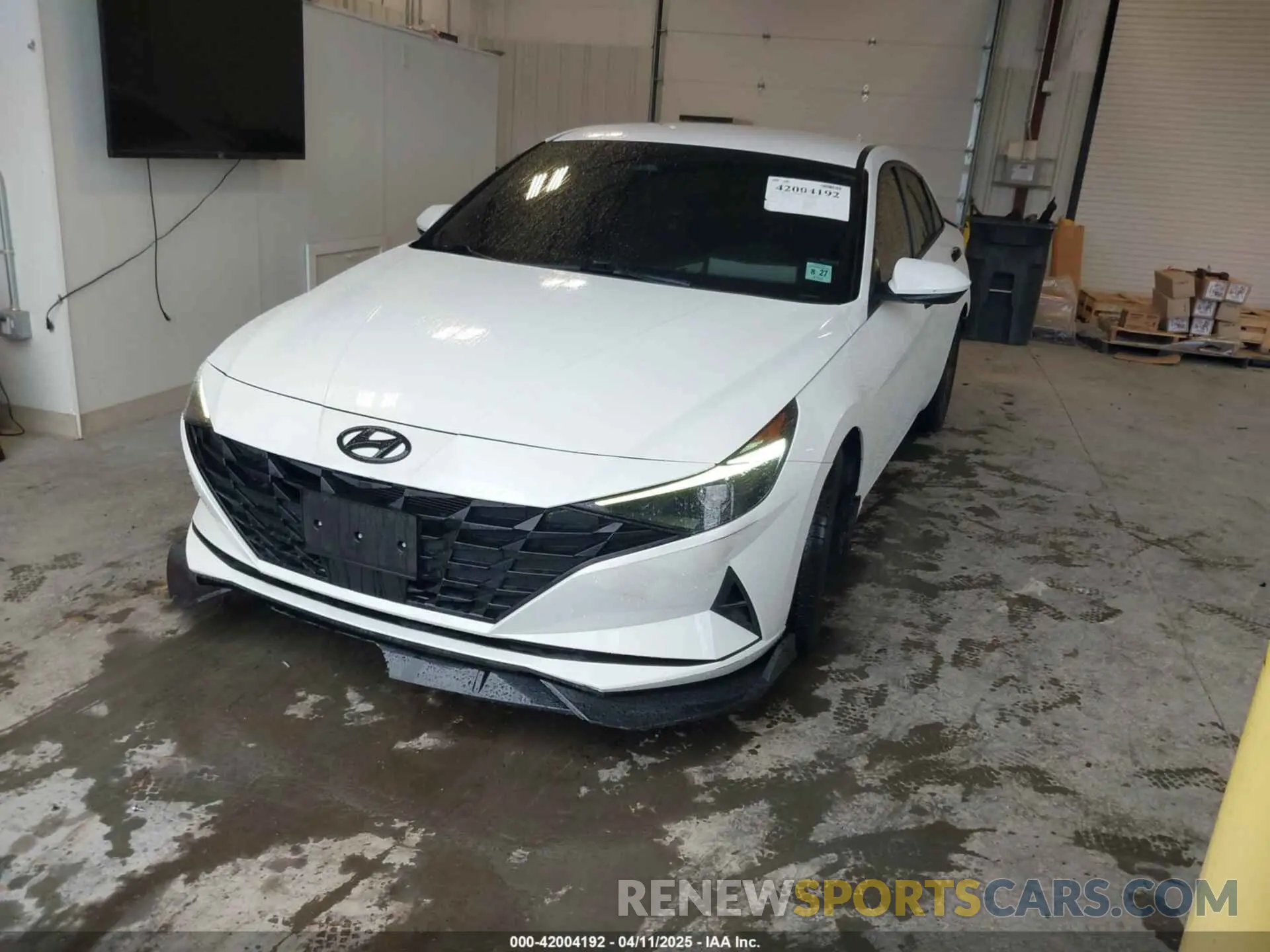 2 fotografías del automóvil dañado 5NPLS4AG9NH055048 HYUNDAI ELANTRA 2022