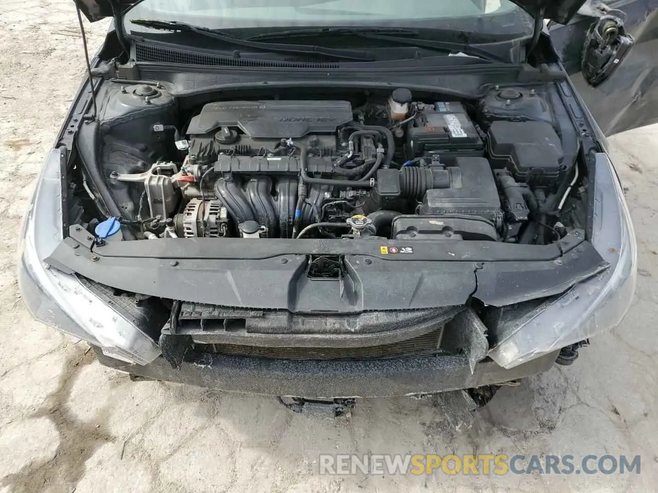 12 fotografías del automóvil dañado 5NPLS4AG9NH056085 HYUNDAI ELANTRA 2022
