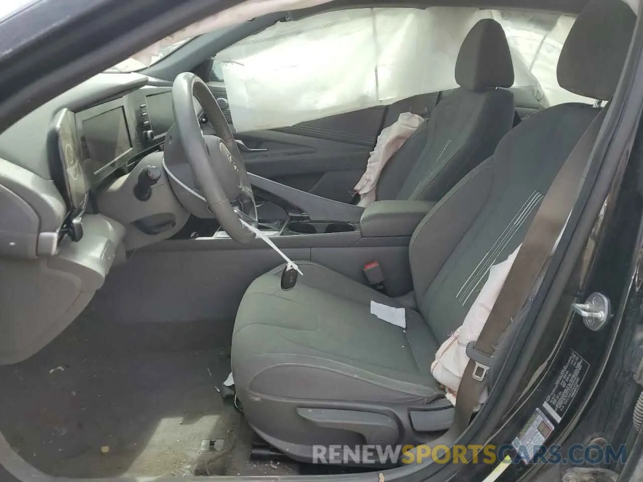 7 fotografías del automóvil dañado 5NPLS4AG9NH056085 HYUNDAI ELANTRA 2022
