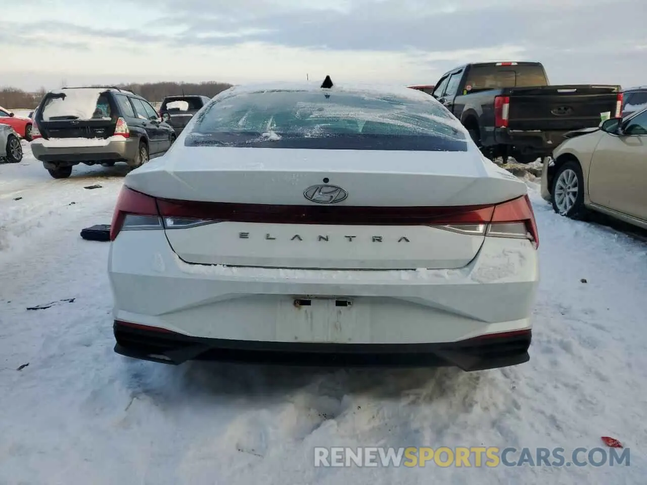 6 fotografías del automóvil dañado 5NPLS4AG9NH059780 HYUNDAI ELANTRA 2022