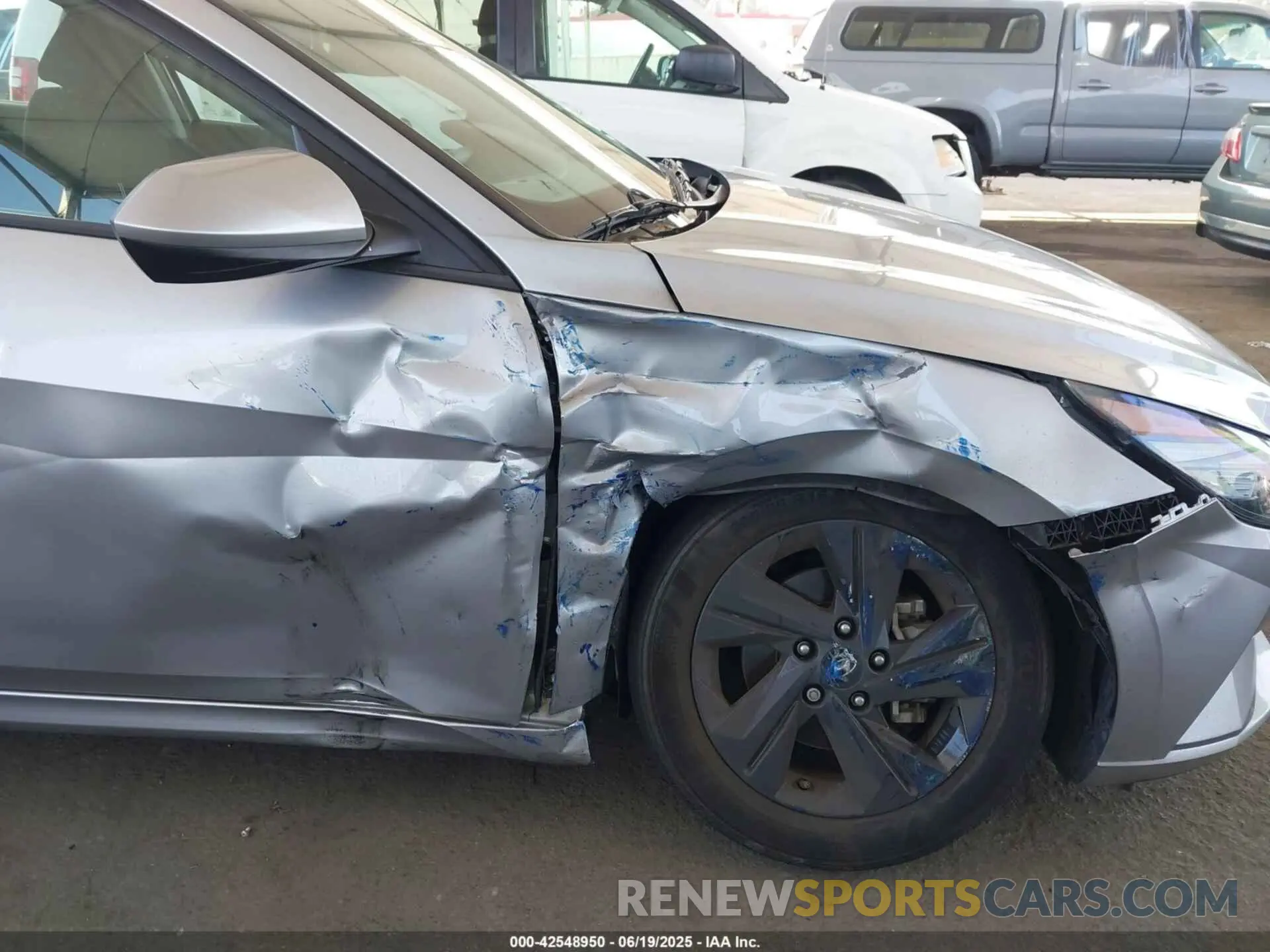 6 fotografías del automóvil dañado 5NPLS4AG9NH078247 HYUNDAI ELANTRA 2022