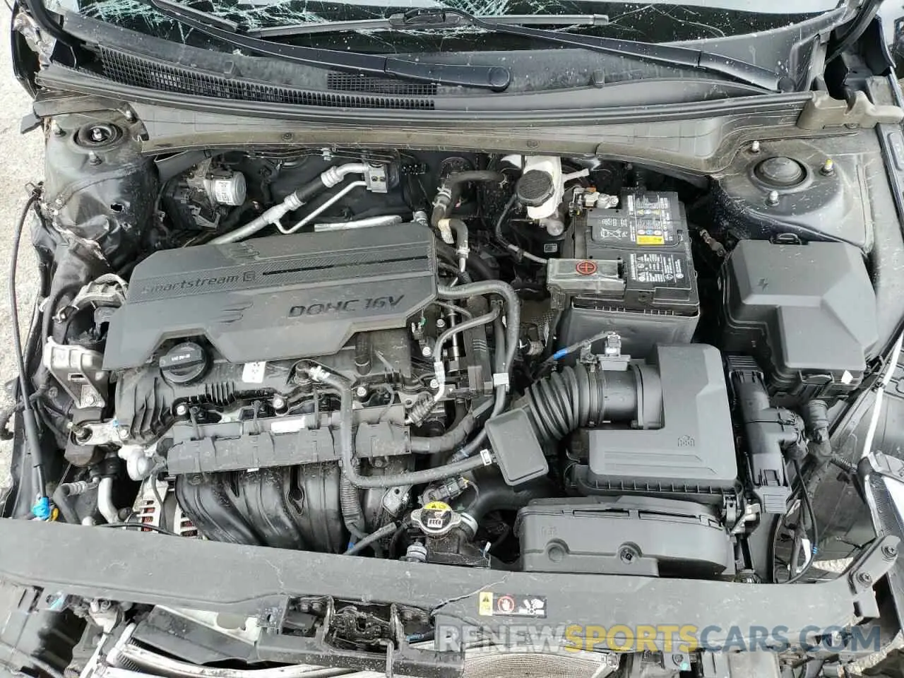 11 fotografías del automóvil dañado 5NPLS4AGXNH058380 HYUNDAI ELANTRA 2022