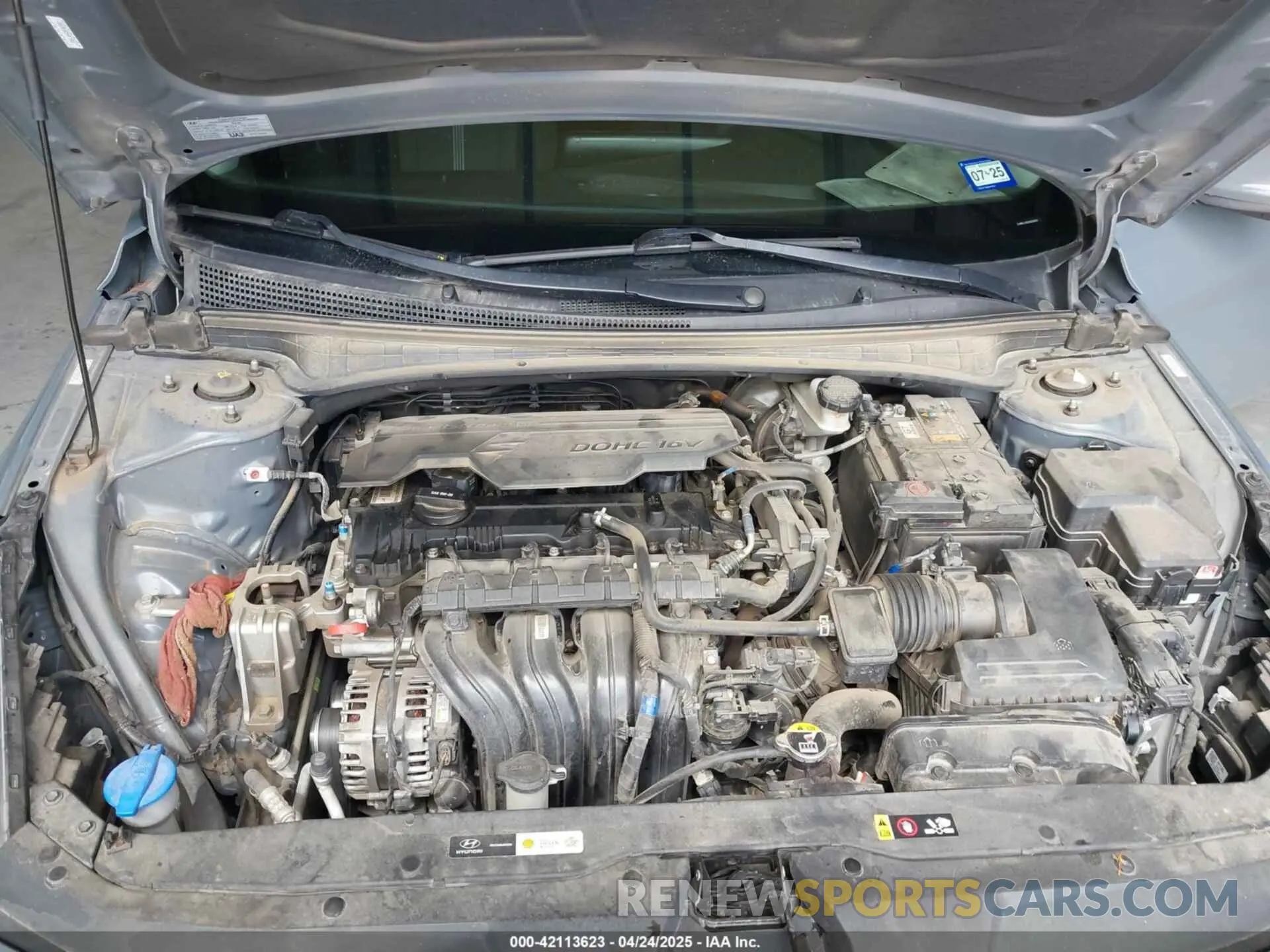 10 fotografías del automóvil dañado KMHLL4AG1NU368383 HYUNDAI ELANTRA 2022