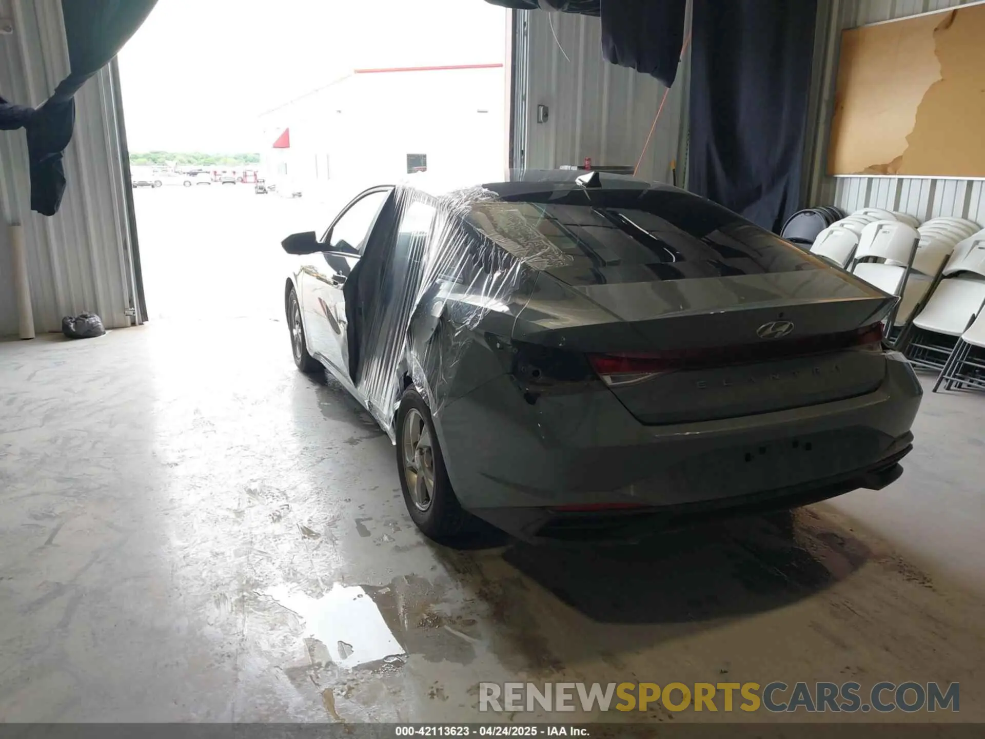 3 fotografías del automóvil dañado KMHLL4AG1NU368383 HYUNDAI ELANTRA 2022