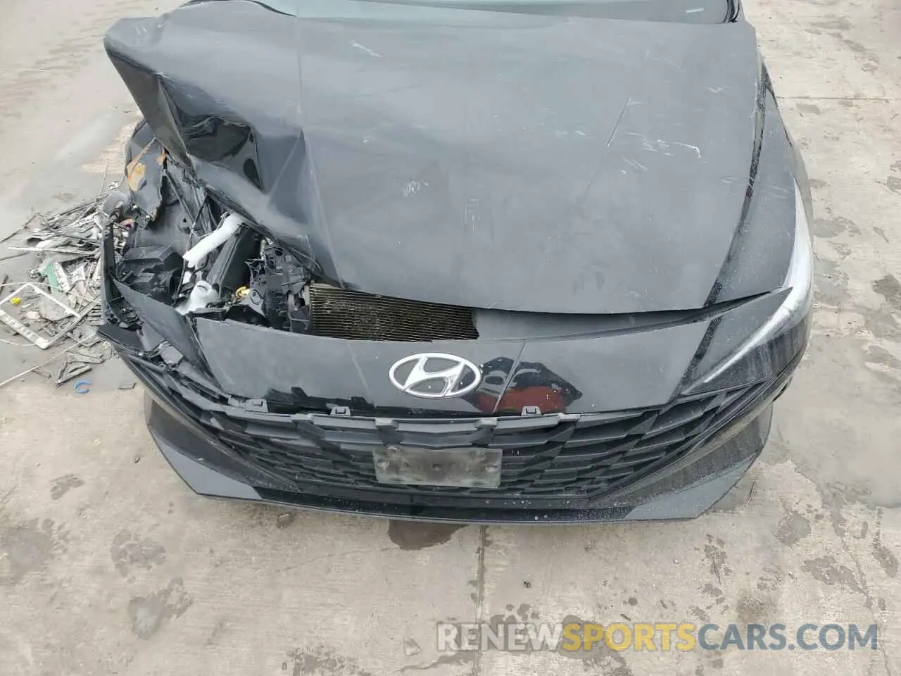 11 fotografías del automóvil dañado KMHLL4AG3NU245071 HYUNDAI ELANTRA 2022