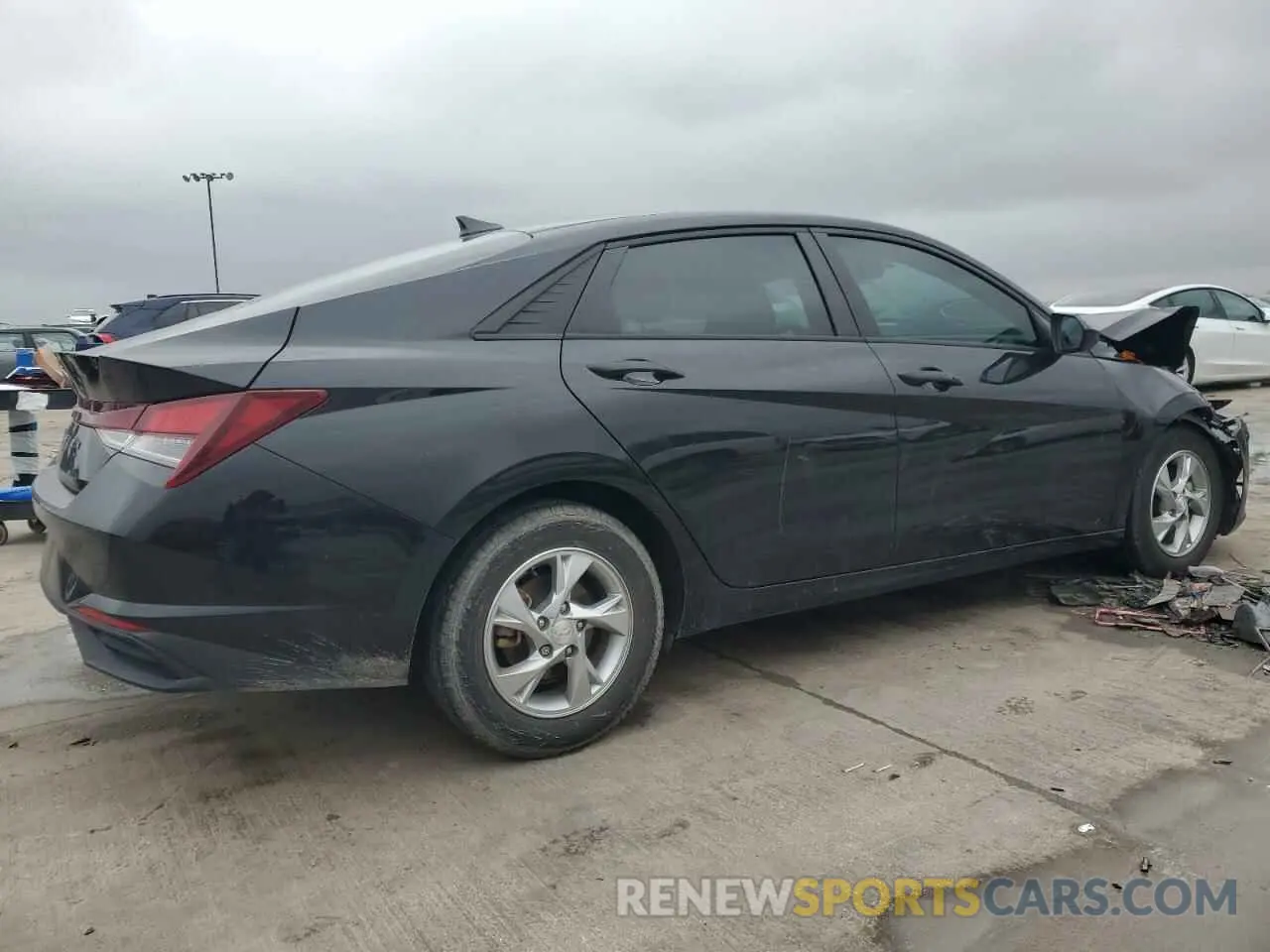 3 fotografías del automóvil dañado KMHLL4AG3NU245071 HYUNDAI ELANTRA 2022