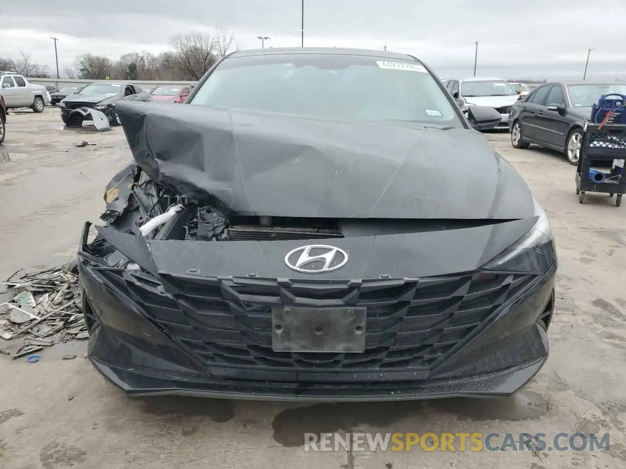 5 fotografías del automóvil dañado KMHLL4AG3NU245071 HYUNDAI ELANTRA 2022
