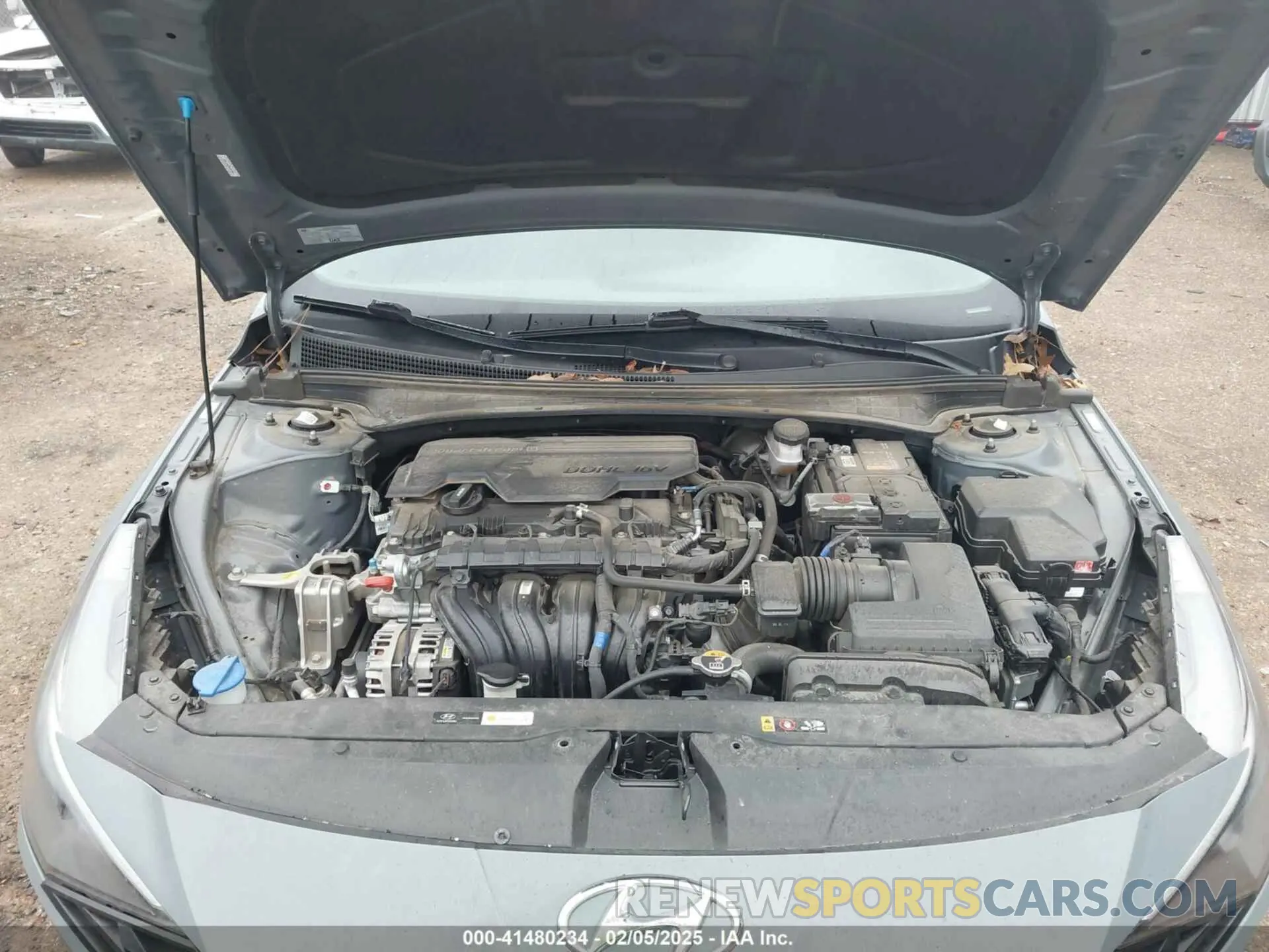 10 fotografías del automóvil dañado KMHLL4AG3NU351004 HYUNDAI ELANTRA 2022