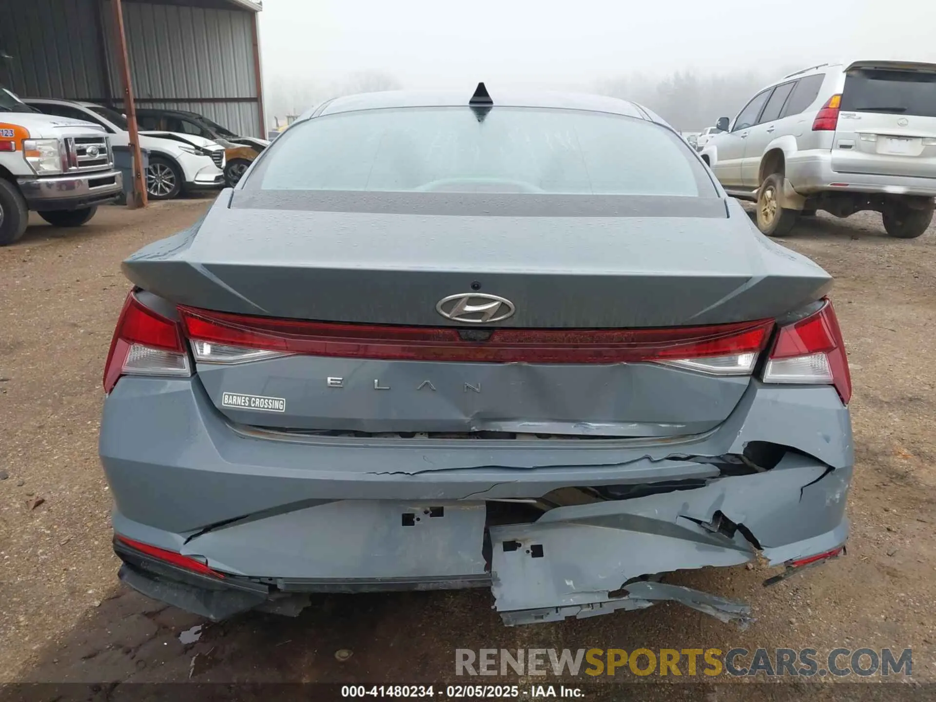 17 fotografías del automóvil dañado KMHLL4AG3NU351004 HYUNDAI ELANTRA 2022