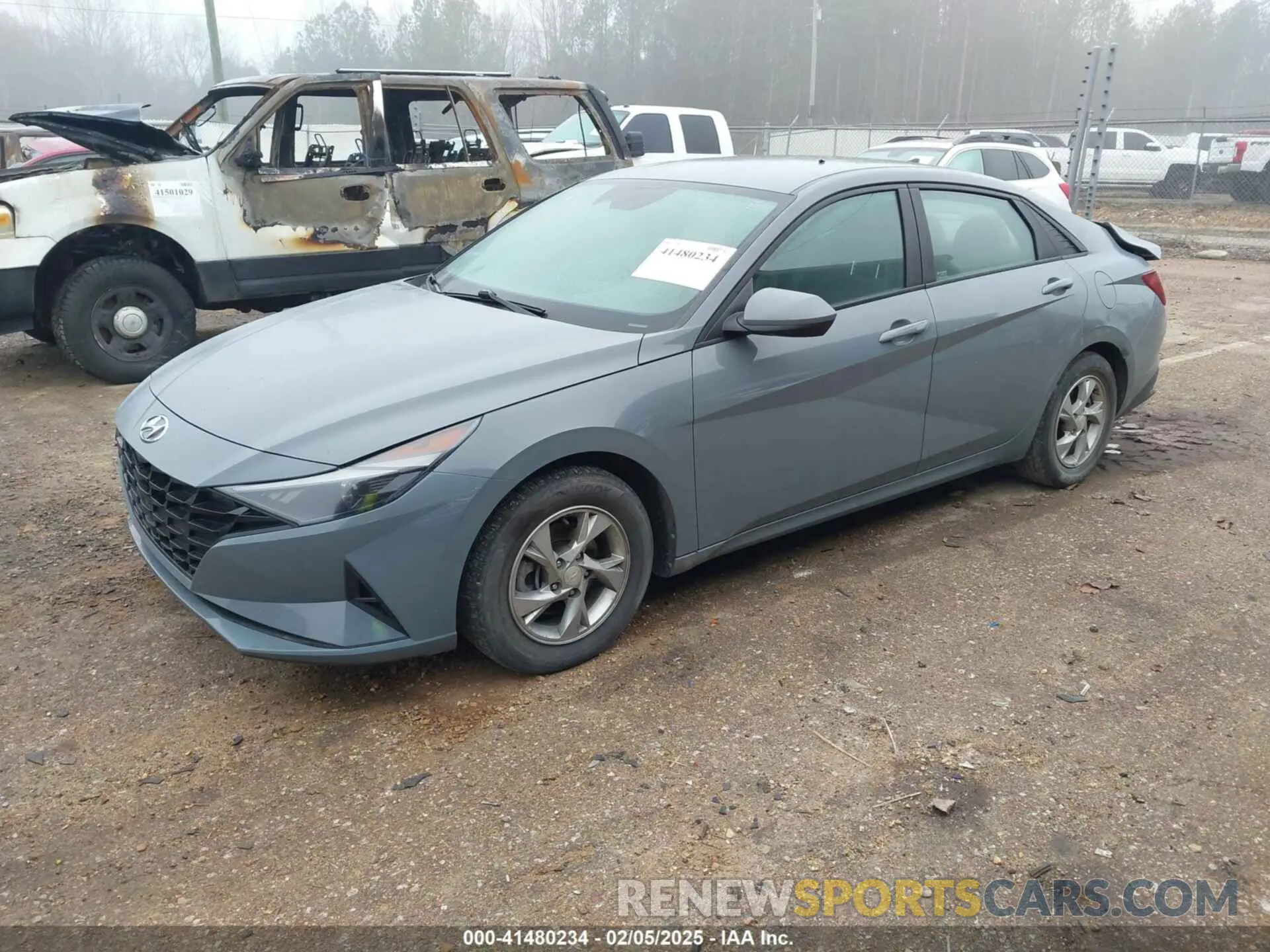 2 fotografías del automóvil dañado KMHLL4AG3NU351004 HYUNDAI ELANTRA 2022