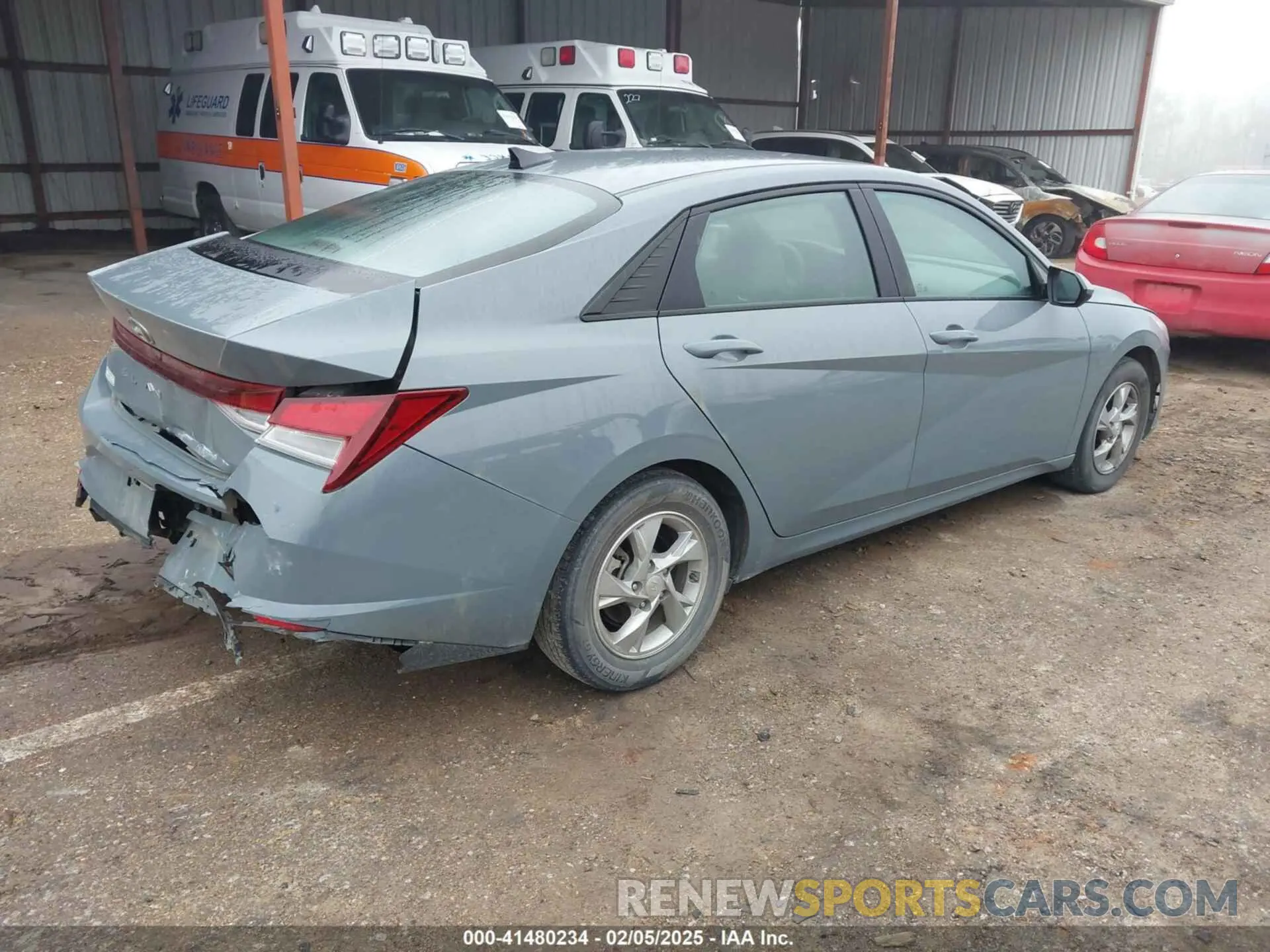 4 fotografías del automóvil dañado KMHLL4AG3NU351004 HYUNDAI ELANTRA 2022