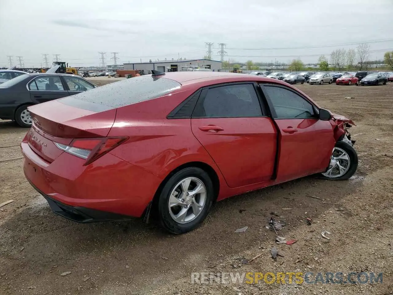 3 fotografías del automóvil dañado KMHLL4AG3NU368255 HYUNDAI ELANTRA 2022