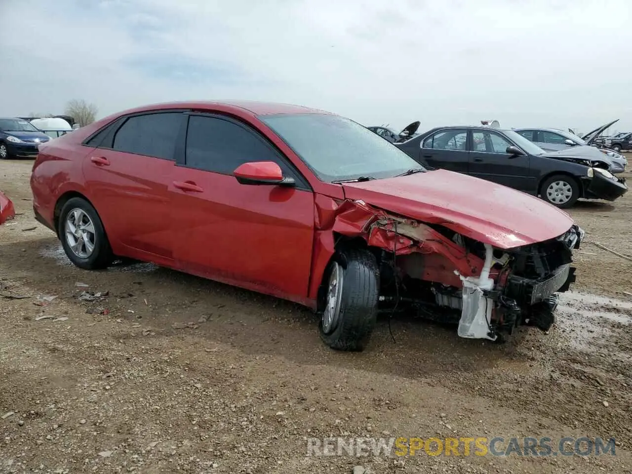 4 fotografías del automóvil dañado KMHLL4AG3NU368255 HYUNDAI ELANTRA 2022