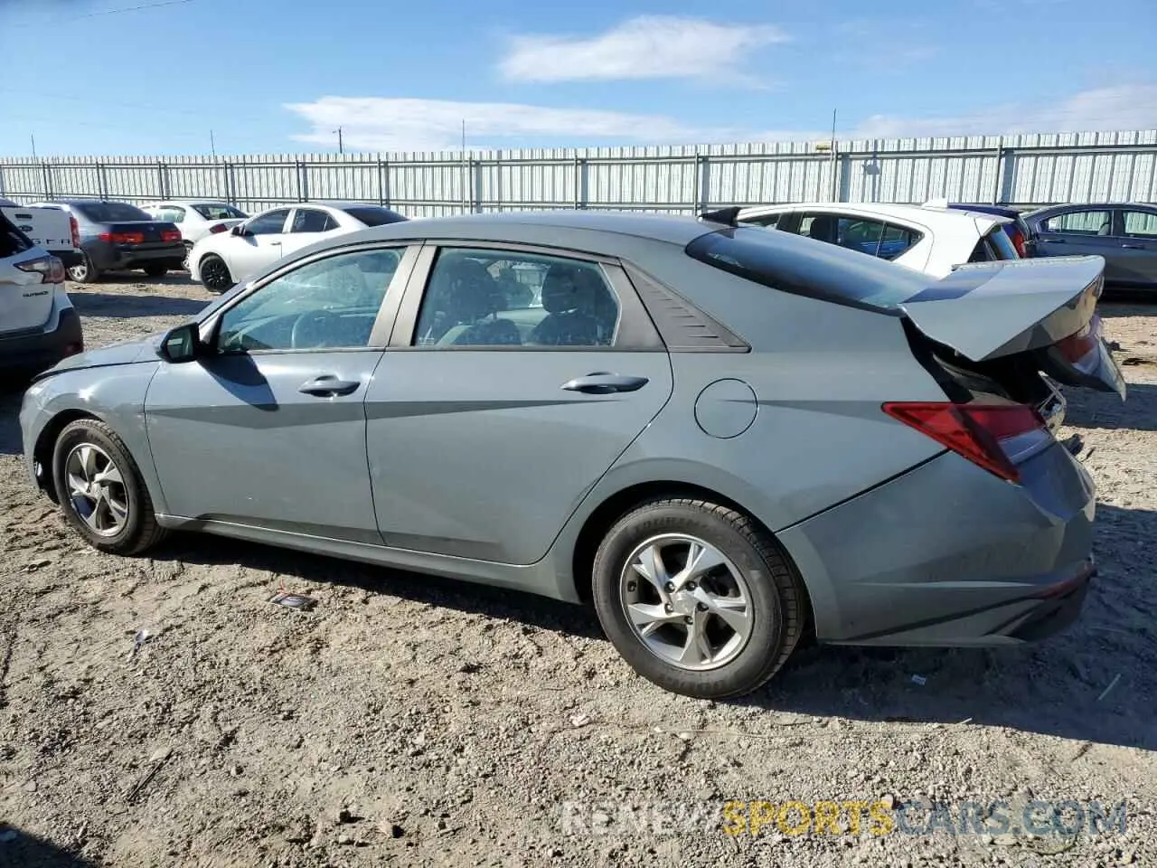 2 fotografías del automóvil dañado KMHLL4AG5NU332695 HYUNDAI ELANTRA 2022