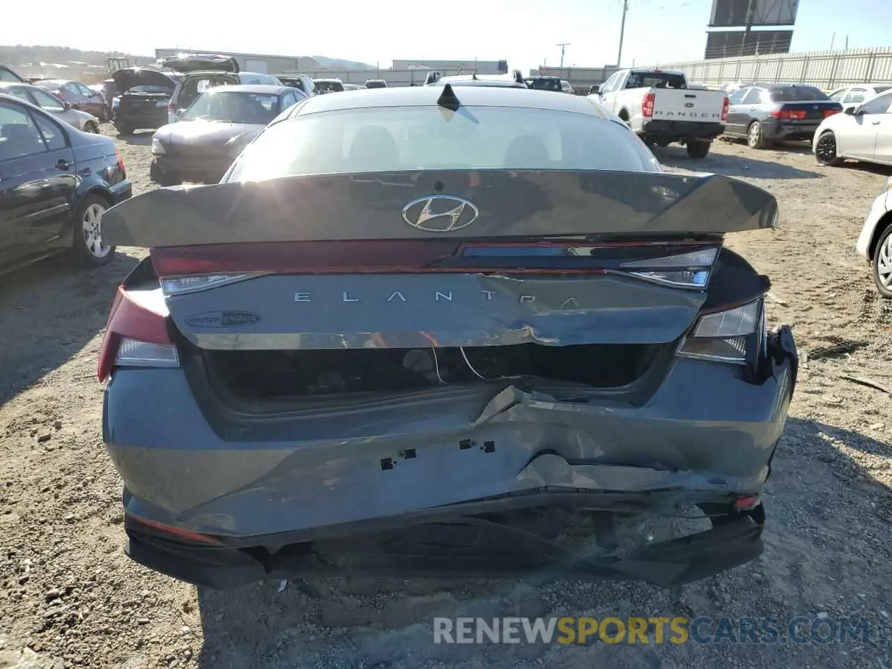 6 fotografías del automóvil dañado KMHLL4AG5NU332695 HYUNDAI ELANTRA 2022