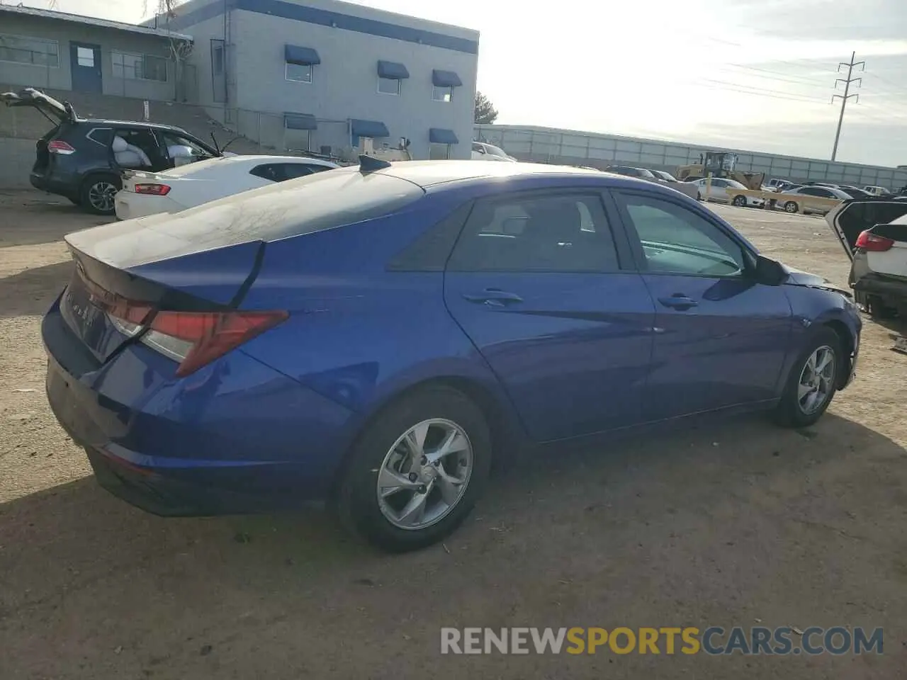 3 fotografías del automóvil dañado KMHLL4AG5NU334883 HYUNDAI ELANTRA 2022