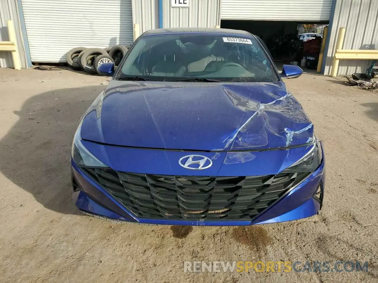 5 fotografías del automóvil dañado KMHLL4AG5NU334883 HYUNDAI ELANTRA 2022
