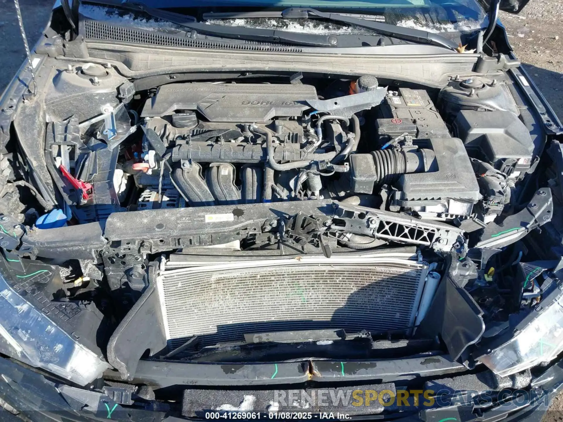 10 fotografías del automóvil dañado KMHLL4AG5NU357533 HYUNDAI ELANTRA 2022