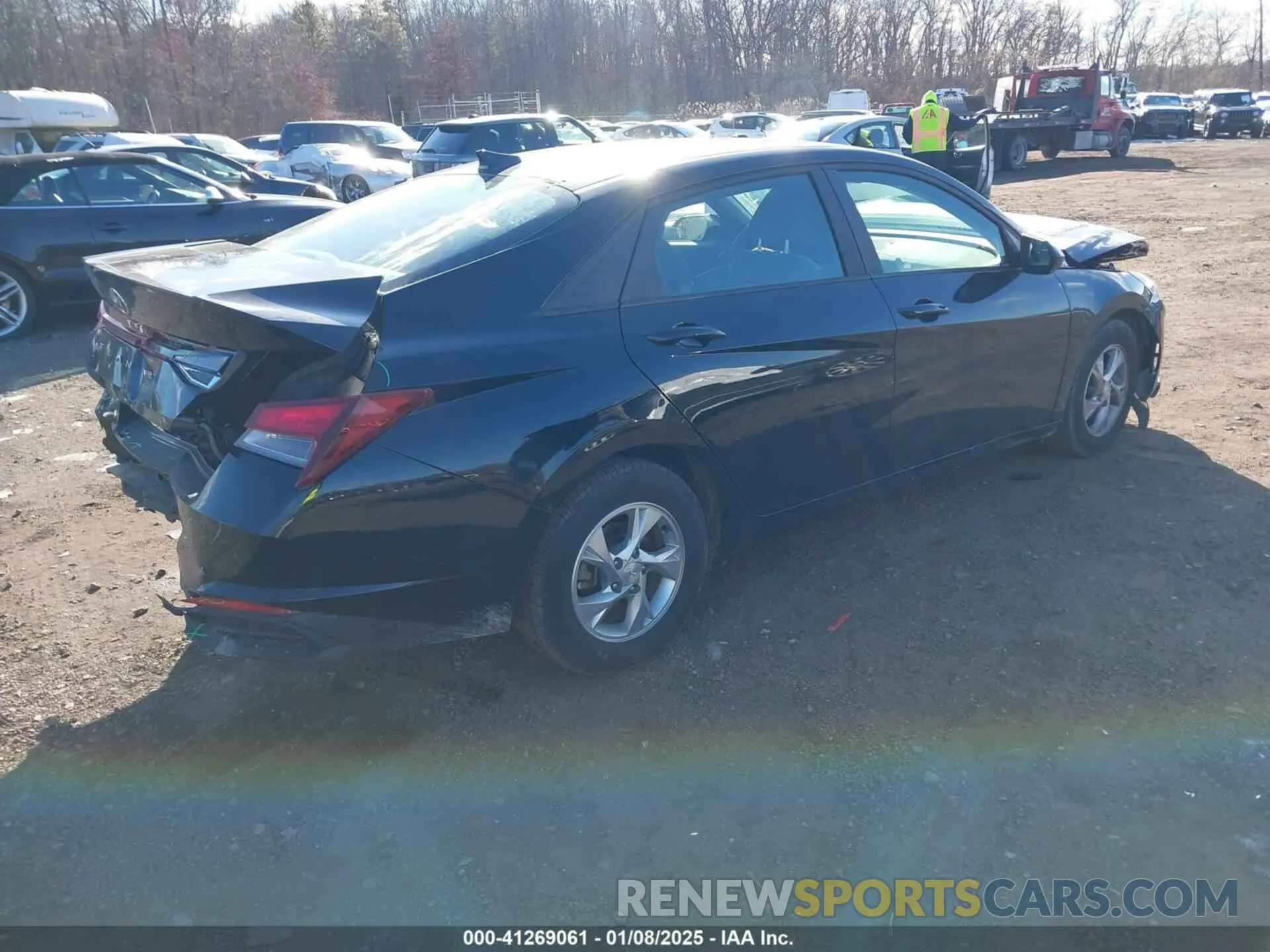 4 fotografías del automóvil dañado KMHLL4AG5NU357533 HYUNDAI ELANTRA 2022
