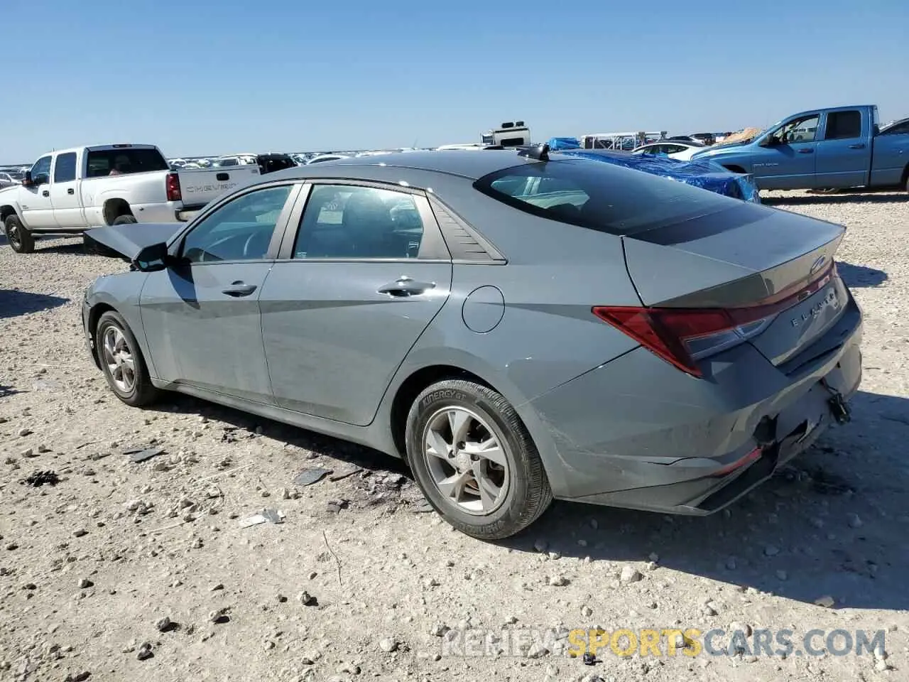 2 fotografías del automóvil dañado KMHLL4AG6NU263631 HYUNDAI ELANTRA 2022