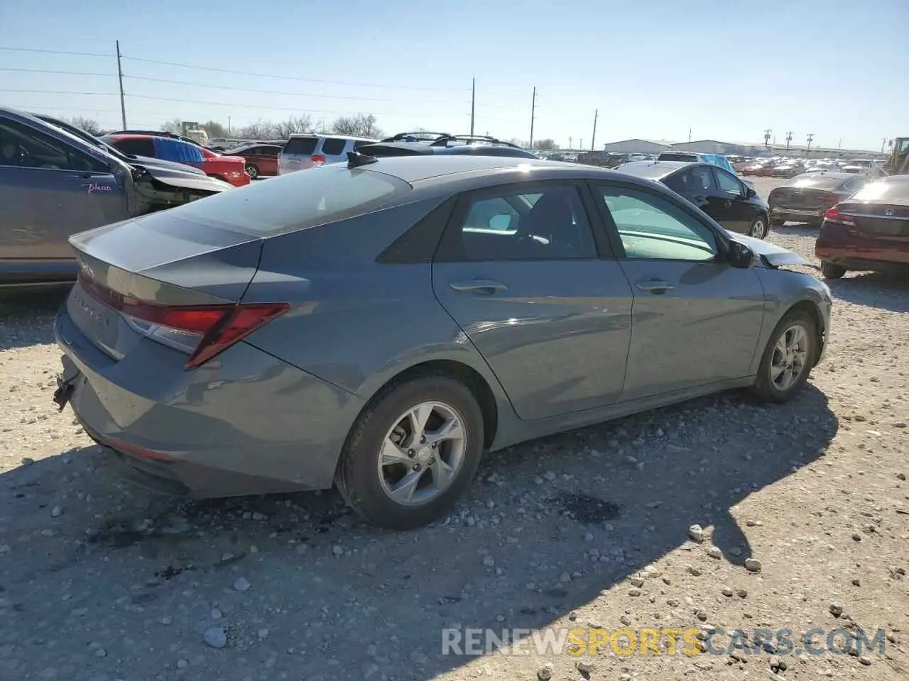 3 fotografías del automóvil dañado KMHLL4AG6NU263631 HYUNDAI ELANTRA 2022