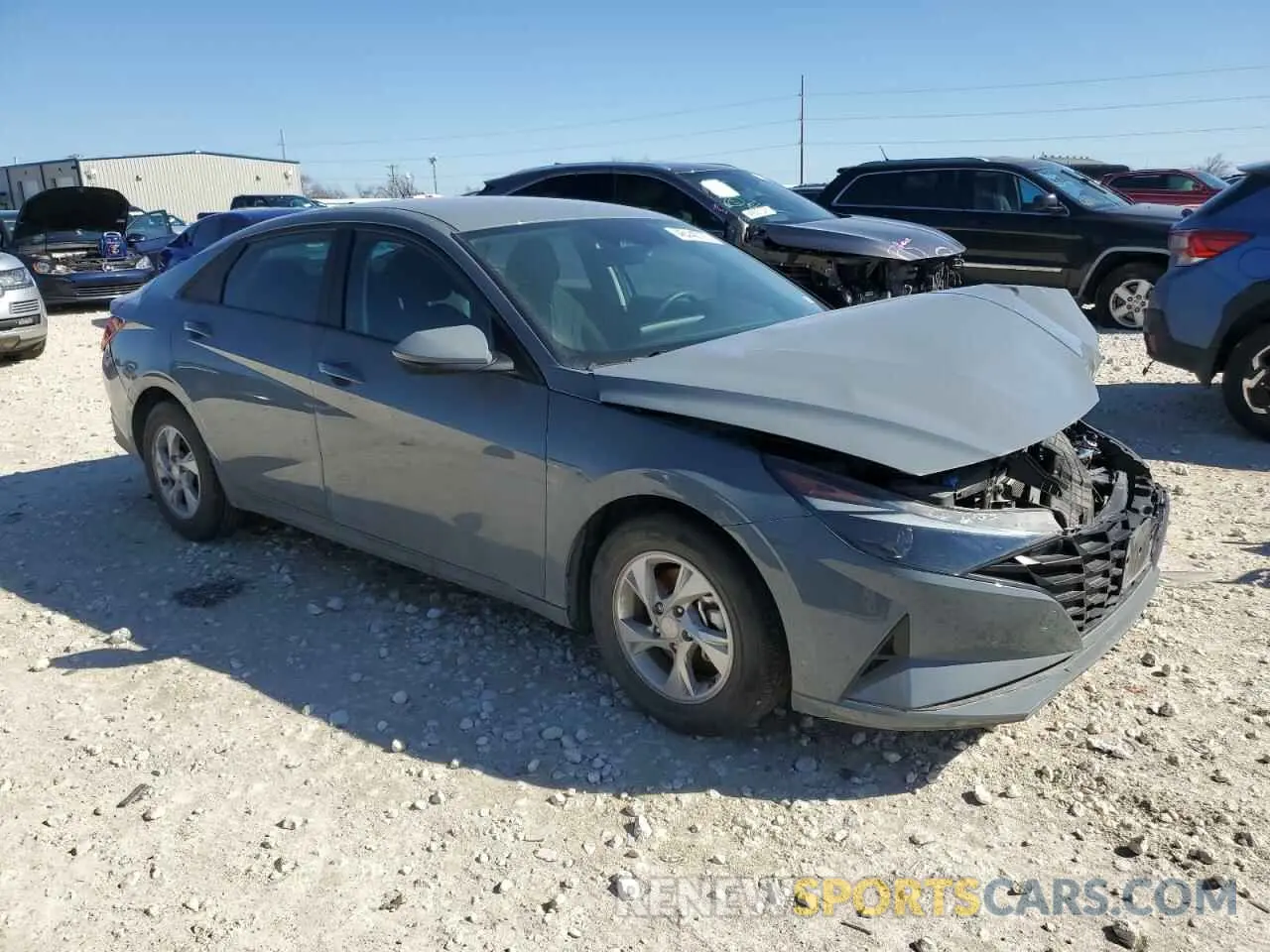 4 fotografías del automóvil dañado KMHLL4AG6NU263631 HYUNDAI ELANTRA 2022