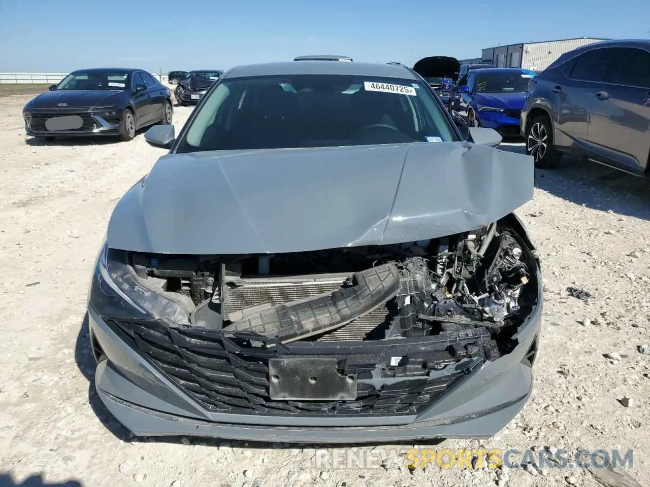 5 fotografías del automóvil dañado KMHLL4AG6NU263631 HYUNDAI ELANTRA 2022