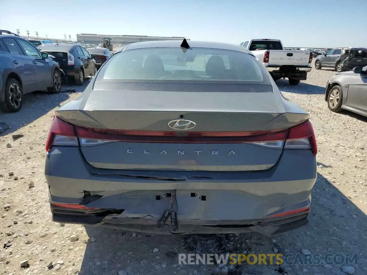 6 fotografías del automóvil dañado KMHLL4AG6NU263631 HYUNDAI ELANTRA 2022