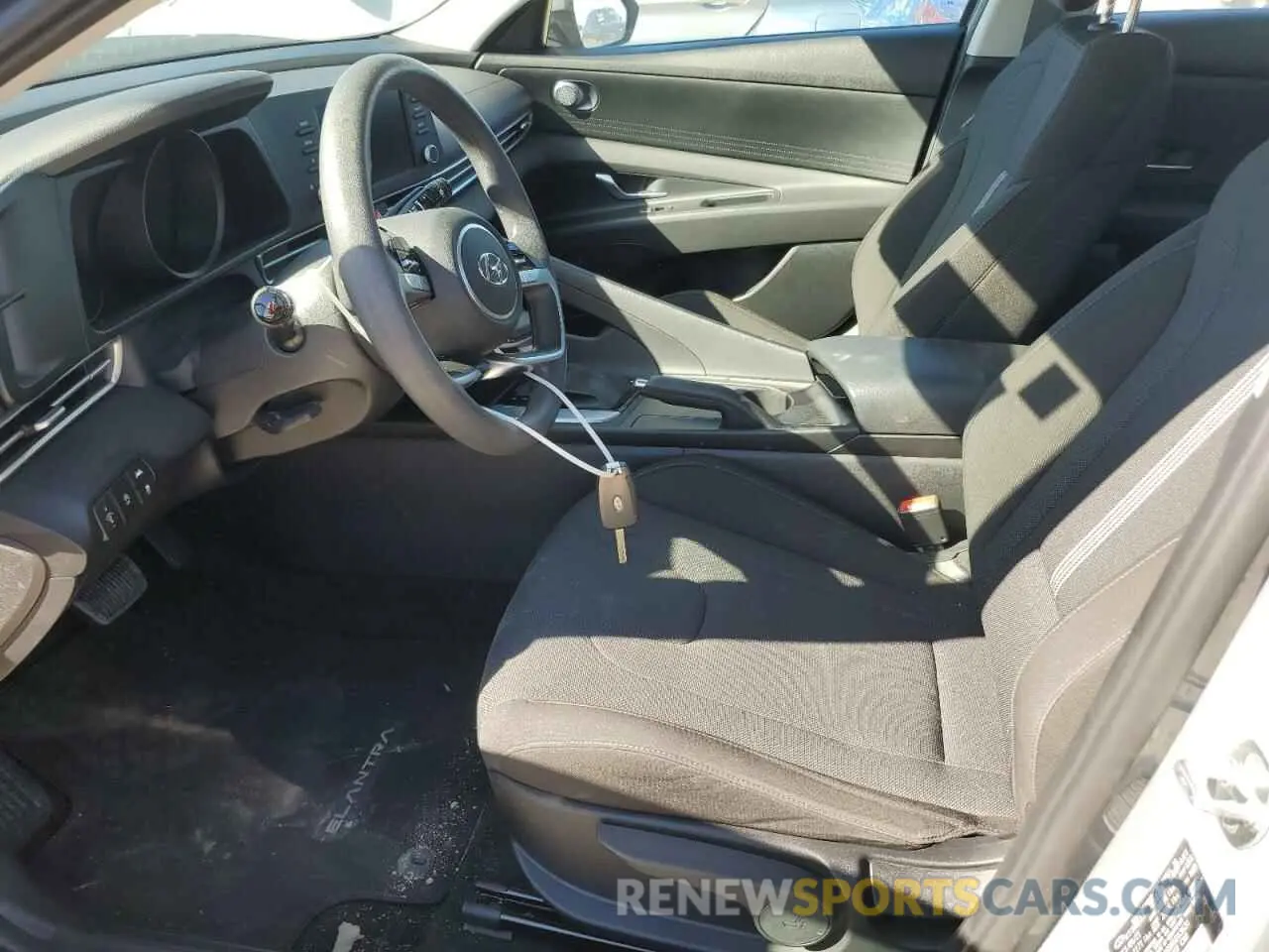 7 fotografías del automóvil dañado KMHLL4AG6NU263631 HYUNDAI ELANTRA 2022