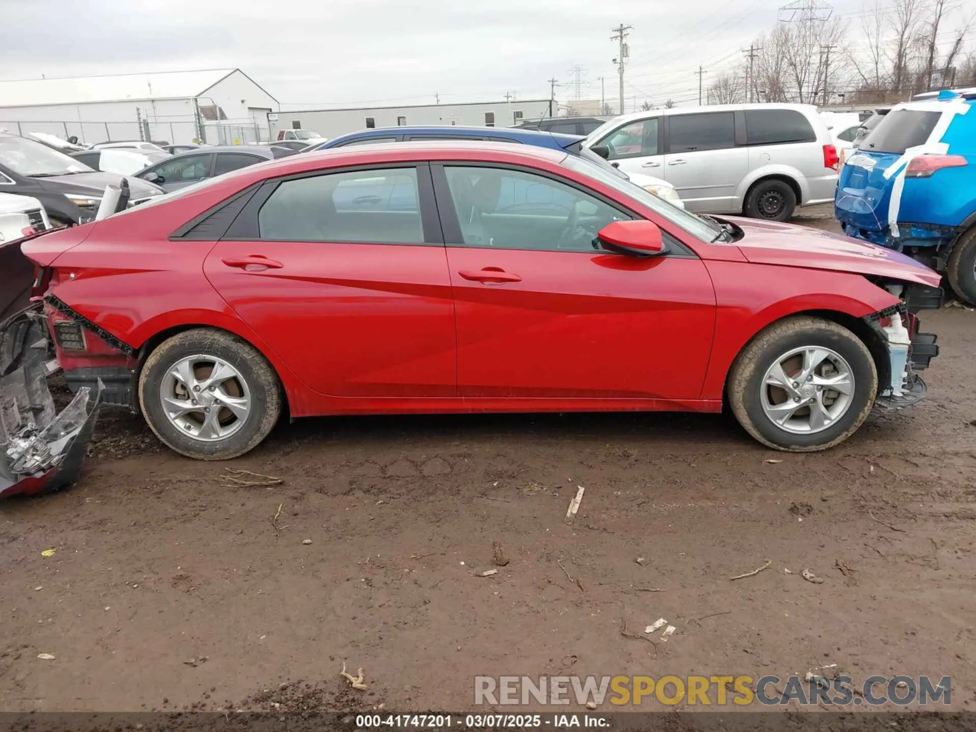 14 fotografías del automóvil dañado KMHLL4AG7NU325005 HYUNDAI ELANTRA 2022
