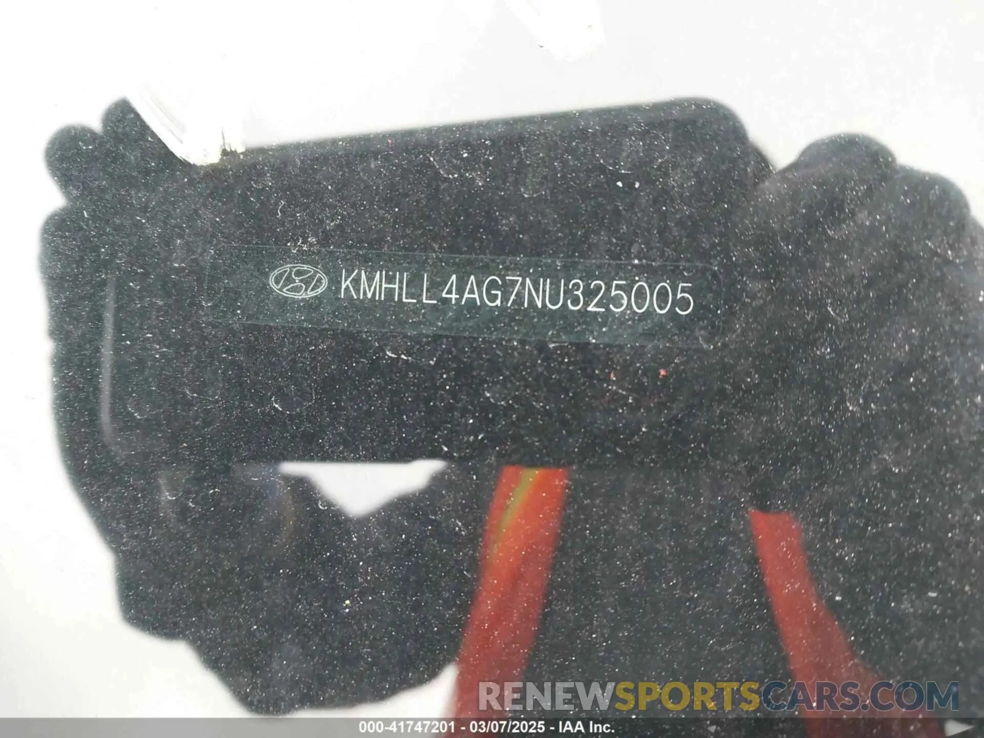 9 fotografías del automóvil dañado KMHLL4AG7NU325005 HYUNDAI ELANTRA 2022