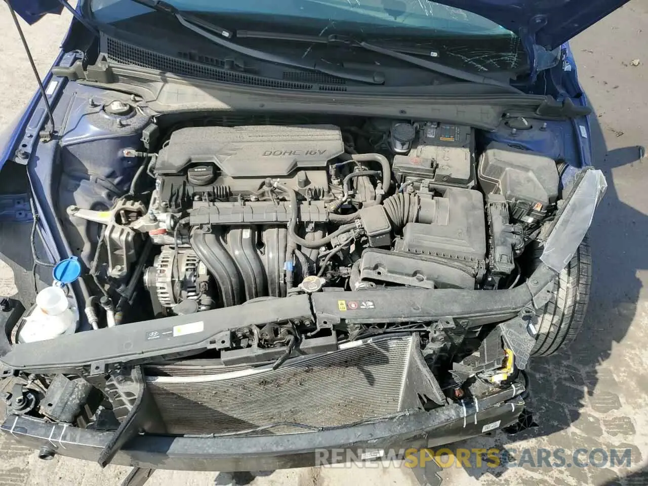 12 fotografías del automóvil dañado KMHLL4AG7NU368355 HYUNDAI ELANTRA 2022