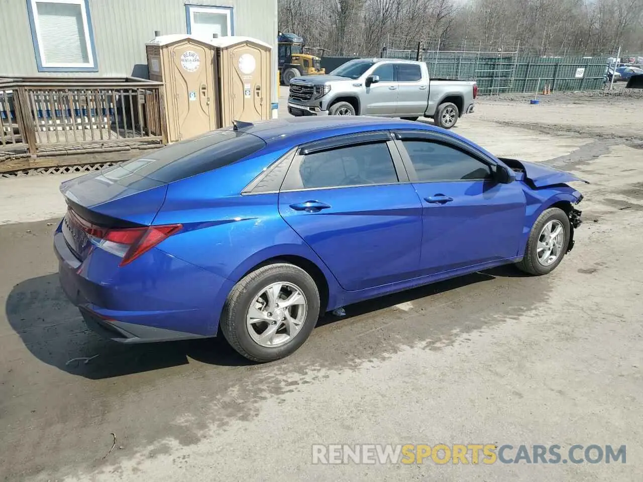 3 fotografías del automóvil dañado KMHLL4AG7NU368355 HYUNDAI ELANTRA 2022