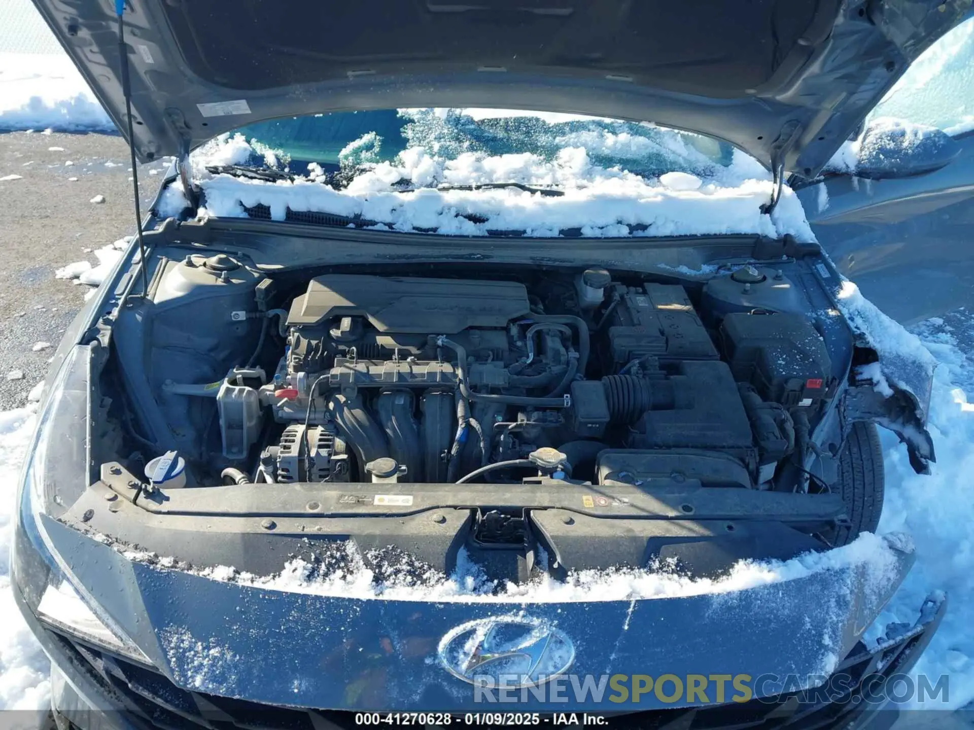 10 fotografías del automóvil dañado KMHLL4AG8NU259886 HYUNDAI ELANTRA 2022