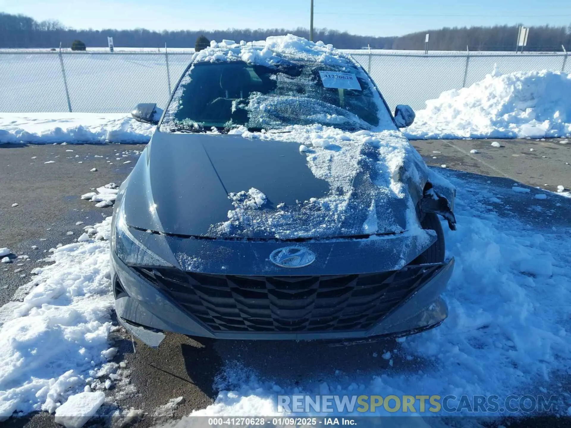12 fotografías del automóvil dañado KMHLL4AG8NU259886 HYUNDAI ELANTRA 2022