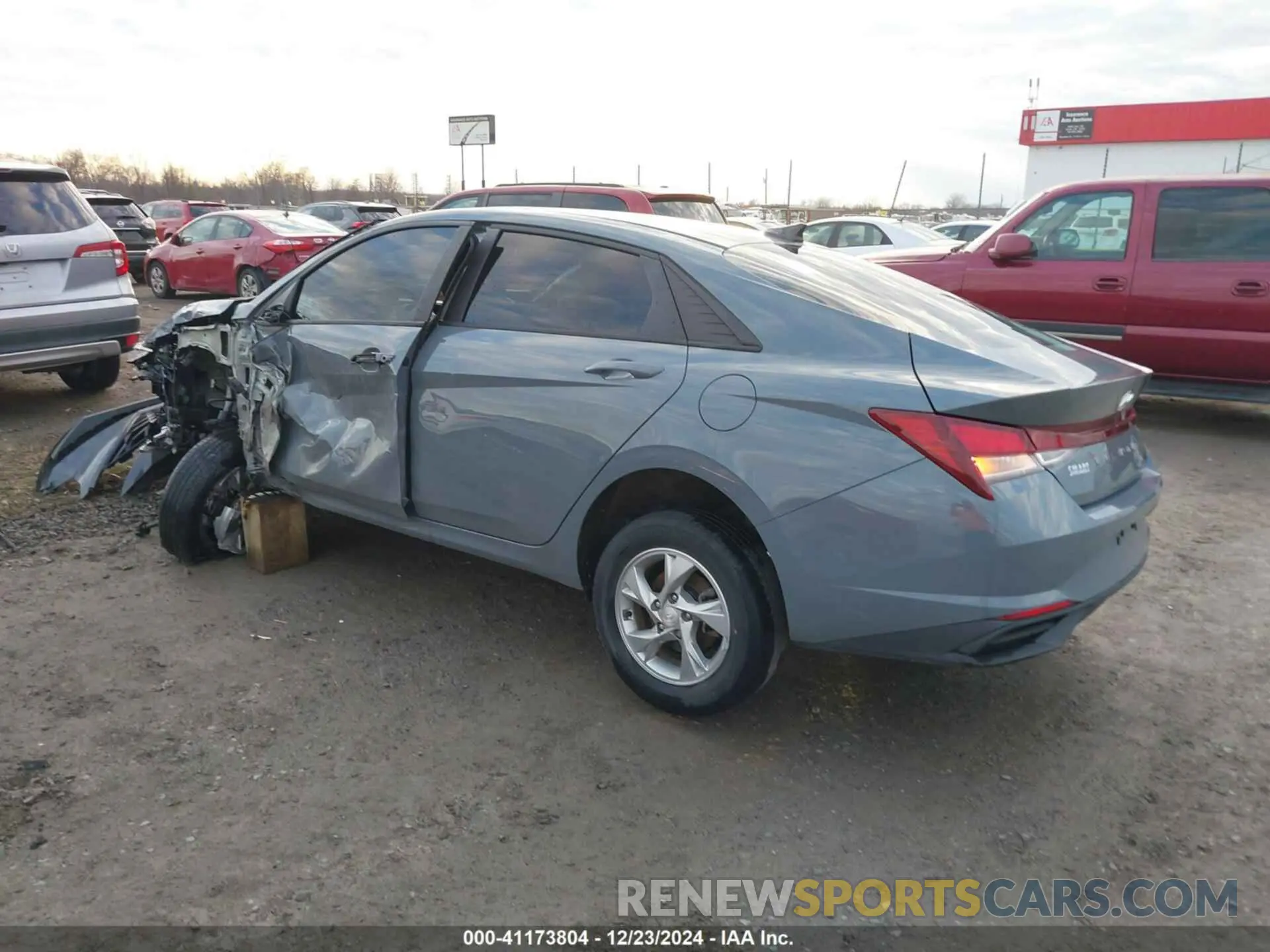 3 fotografías del automóvil dañado KMHLL4AG9NU289768 HYUNDAI ELANTRA 2022