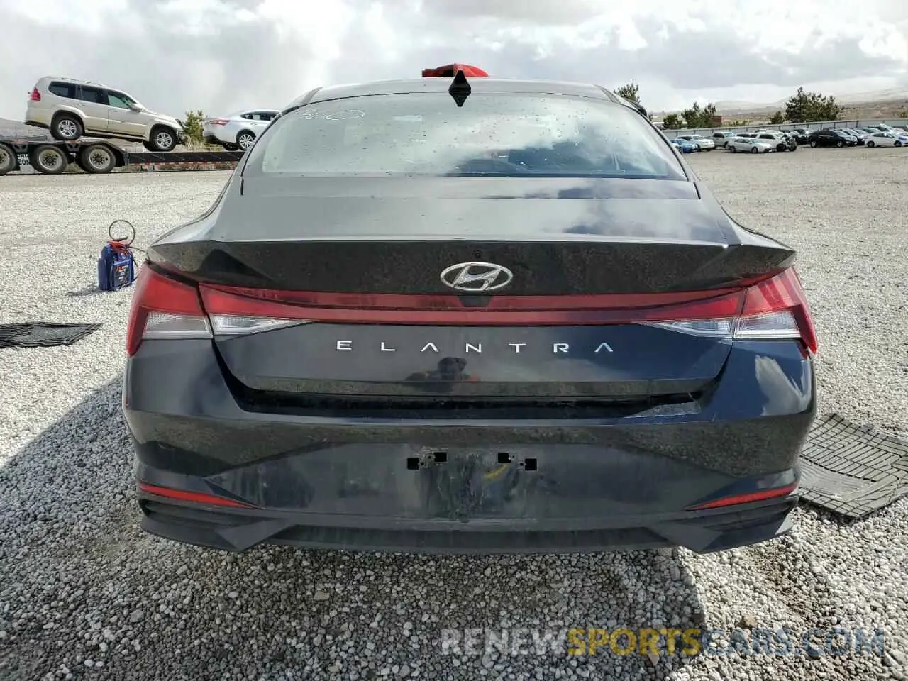 6 fotografías del automóvil dañado KMHLM4AG0NU282589 HYUNDAI ELANTRA 2022