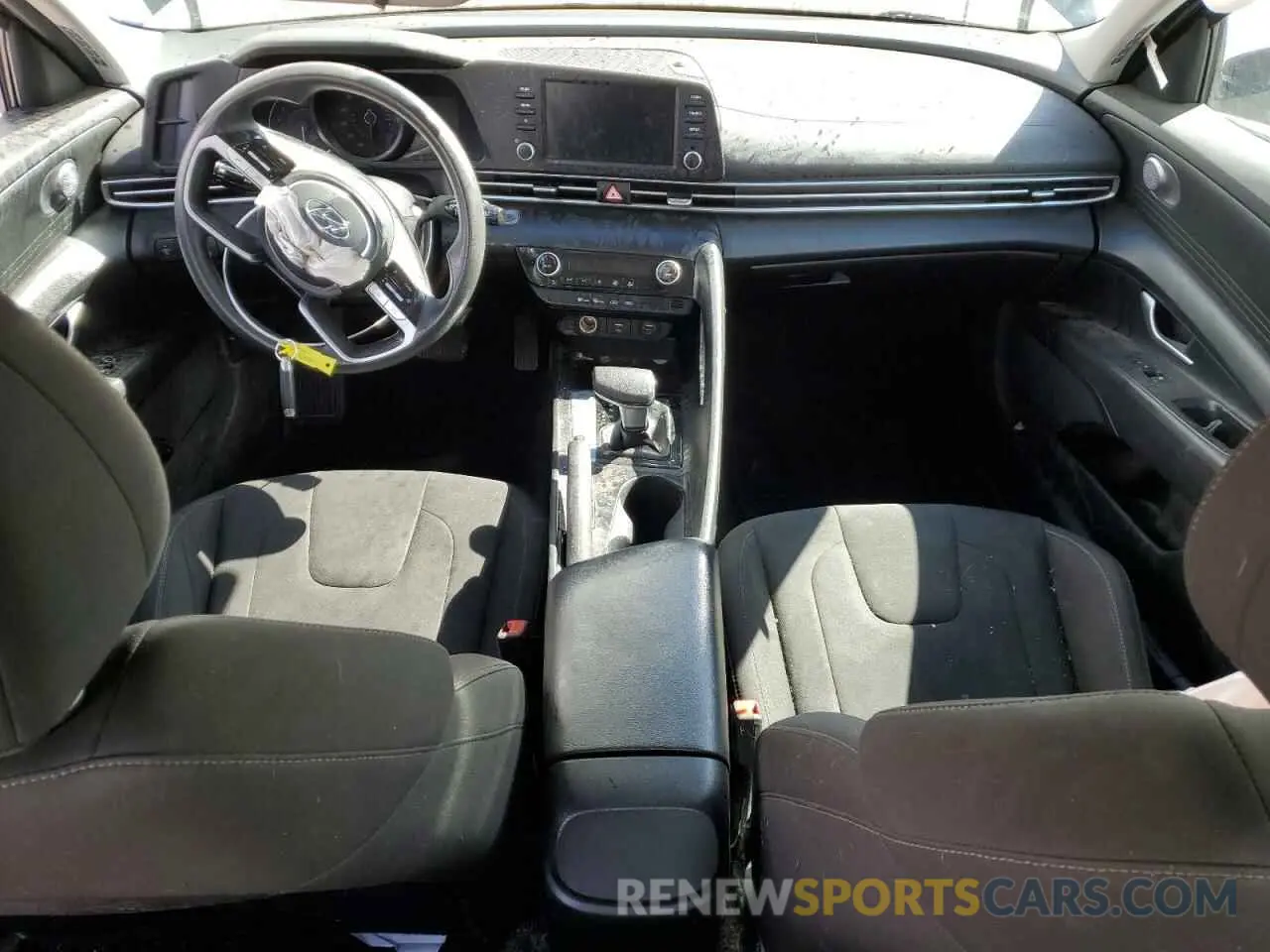 8 fotografías del automóvil dañado KMHLM4AG0NU282589 HYUNDAI ELANTRA 2022