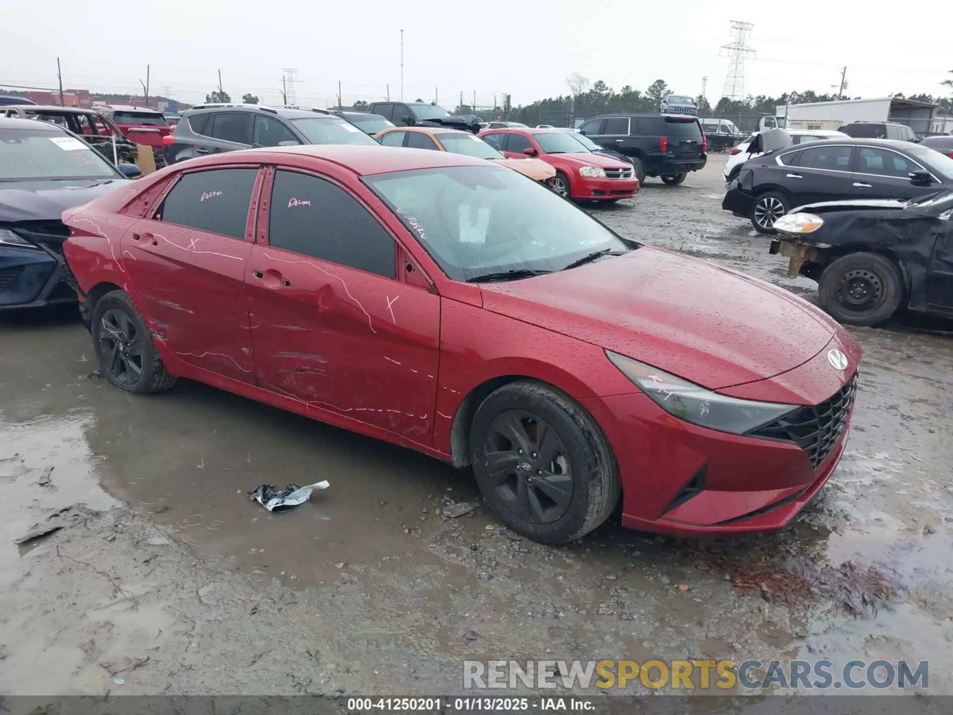 1 fotografías del automóvil dañado KMHLM4AG0NU346257 HYUNDAI ELANTRA 2022