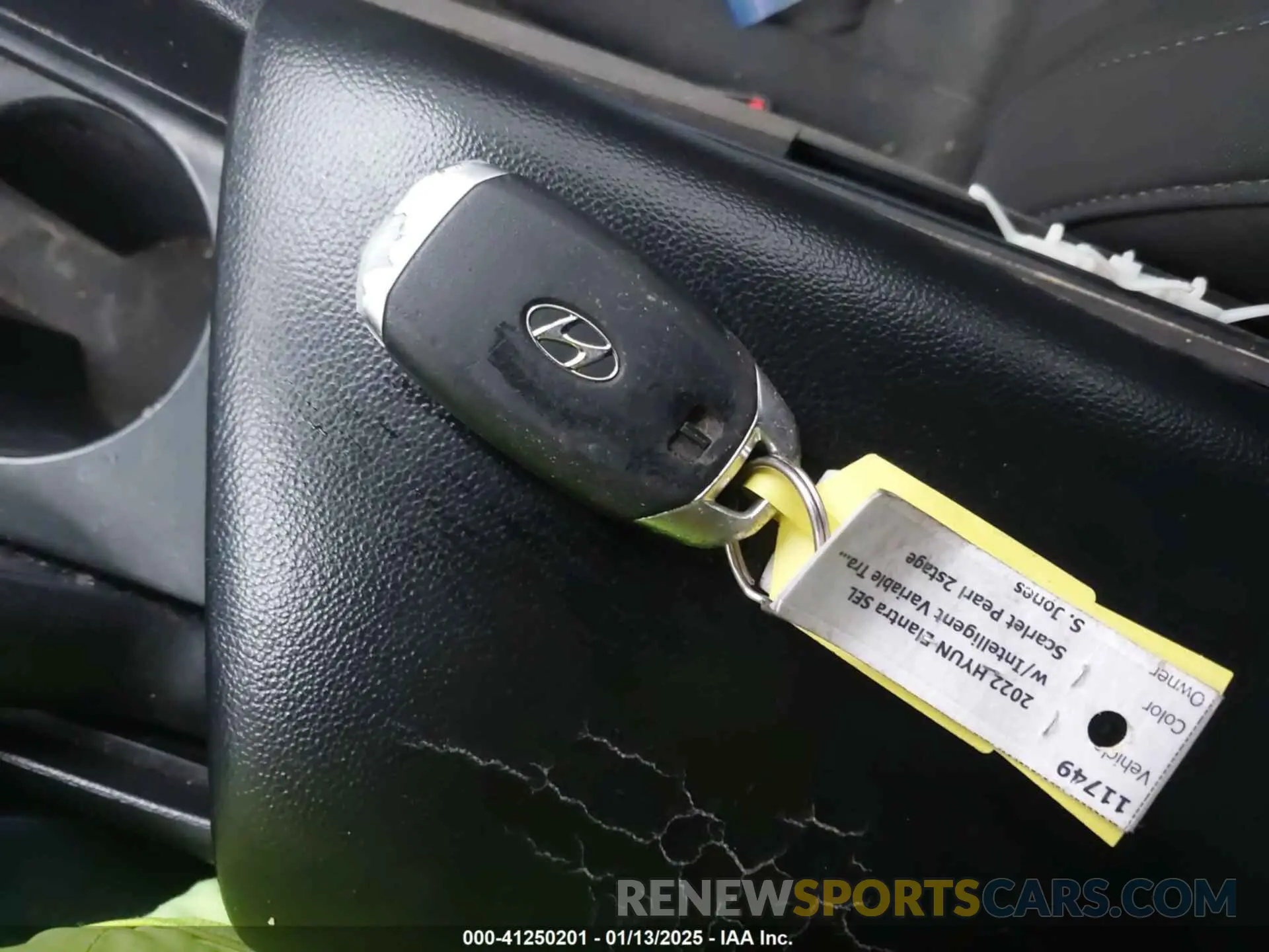 11 fotografías del automóvil dañado KMHLM4AG0NU346257 HYUNDAI ELANTRA 2022