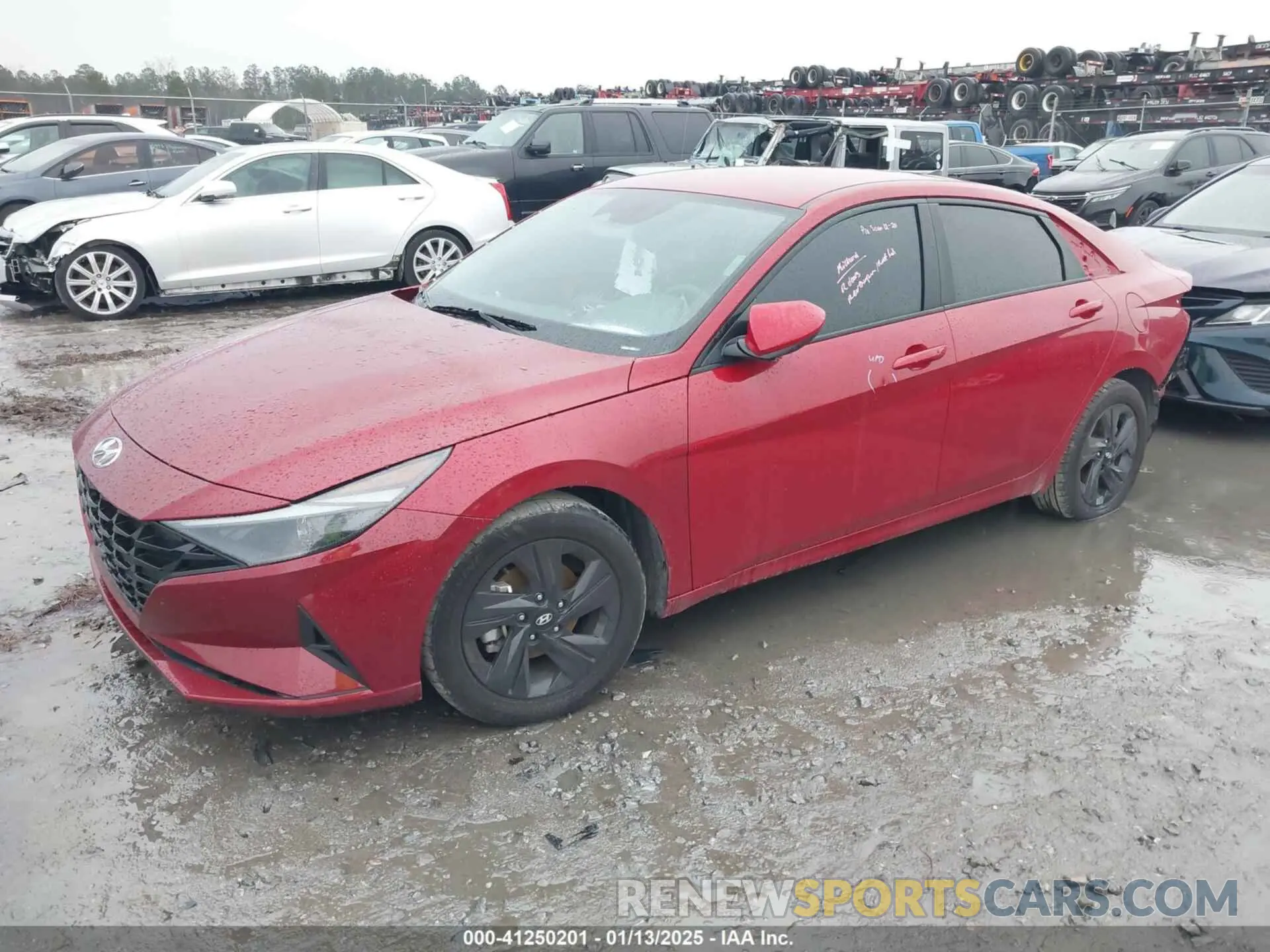 2 fotografías del automóvil dañado KMHLM4AG0NU346257 HYUNDAI ELANTRA 2022
