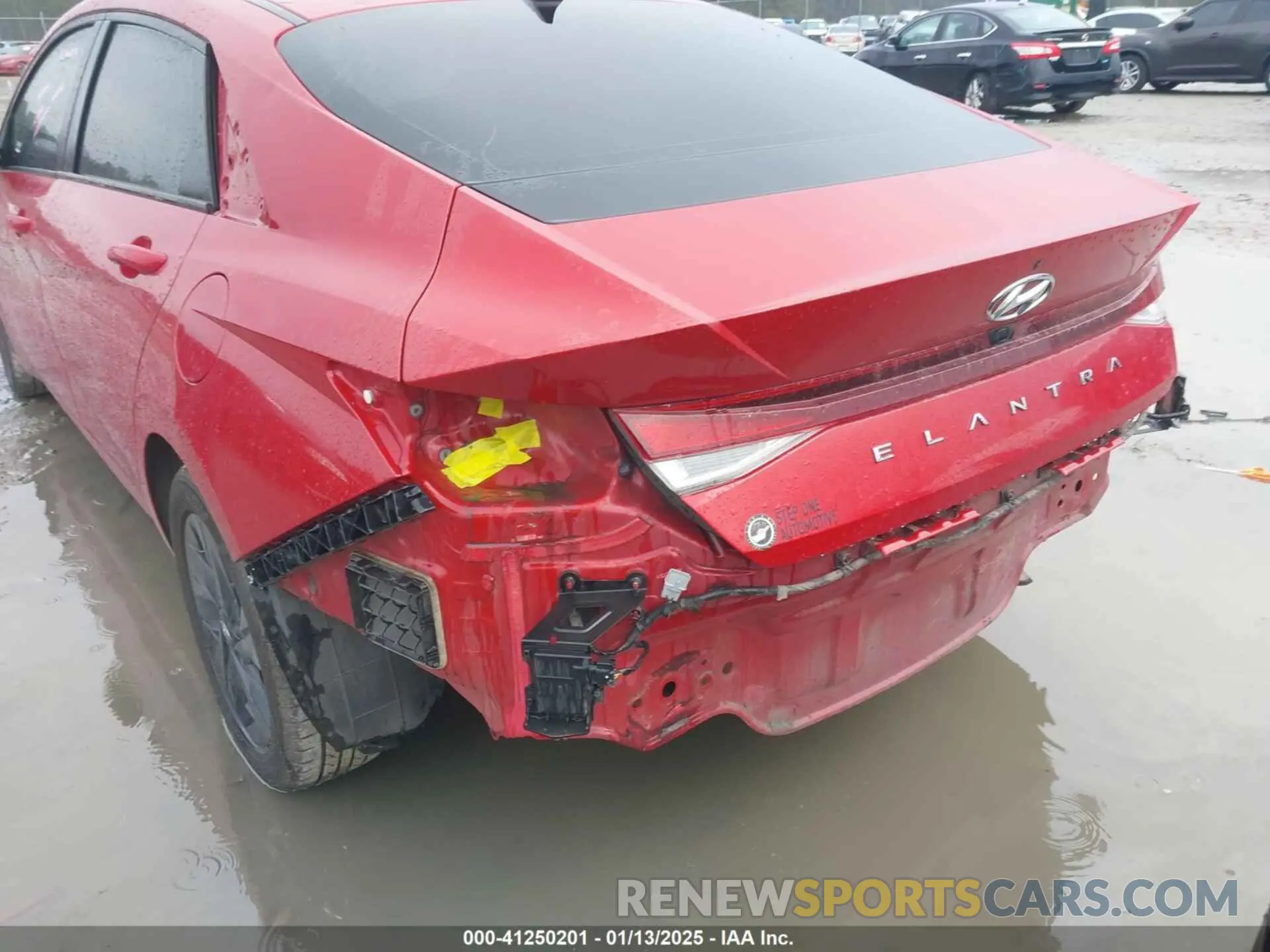 6 fotografías del automóvil dañado KMHLM4AG0NU346257 HYUNDAI ELANTRA 2022