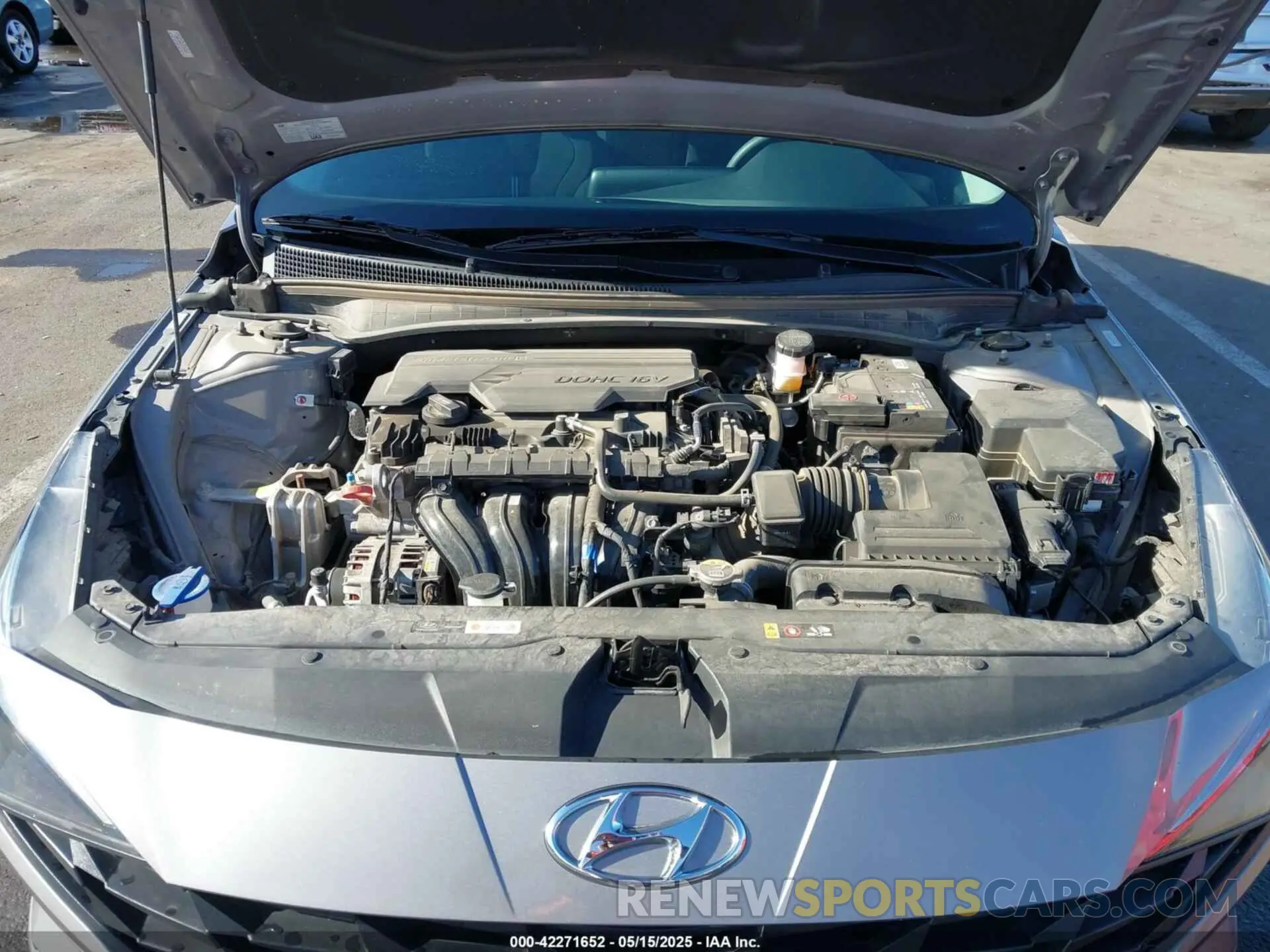10 fotografías del automóvil dañado KMHLM4AG1NU292659 HYUNDAI ELANTRA 2022
