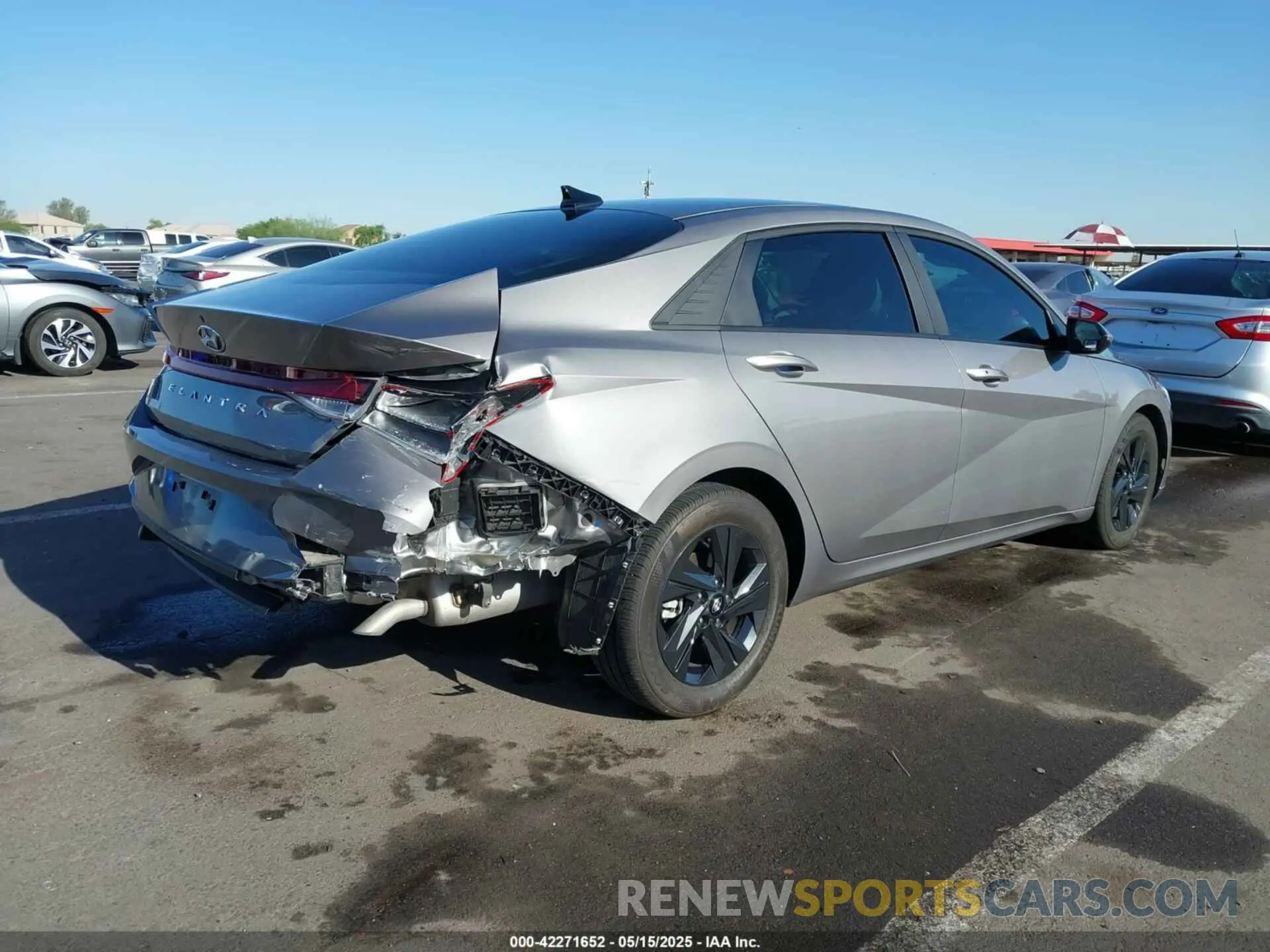 6 fotografías del automóvil dañado KMHLM4AG1NU292659 HYUNDAI ELANTRA 2022