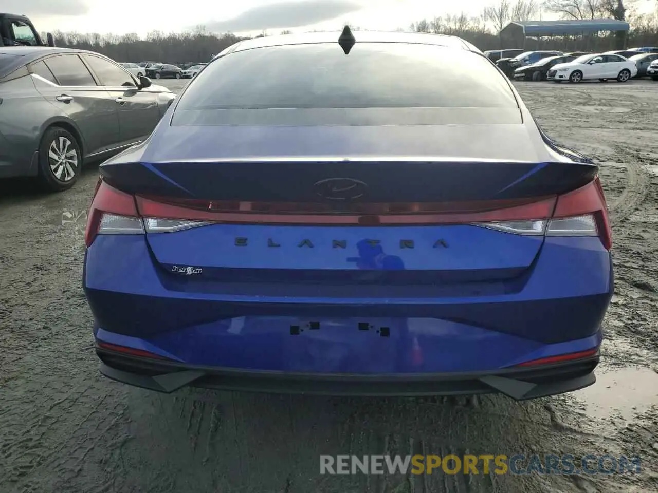 6 fotografías del automóvil dañado KMHLM4AG1NU303790 HYUNDAI ELANTRA 2022