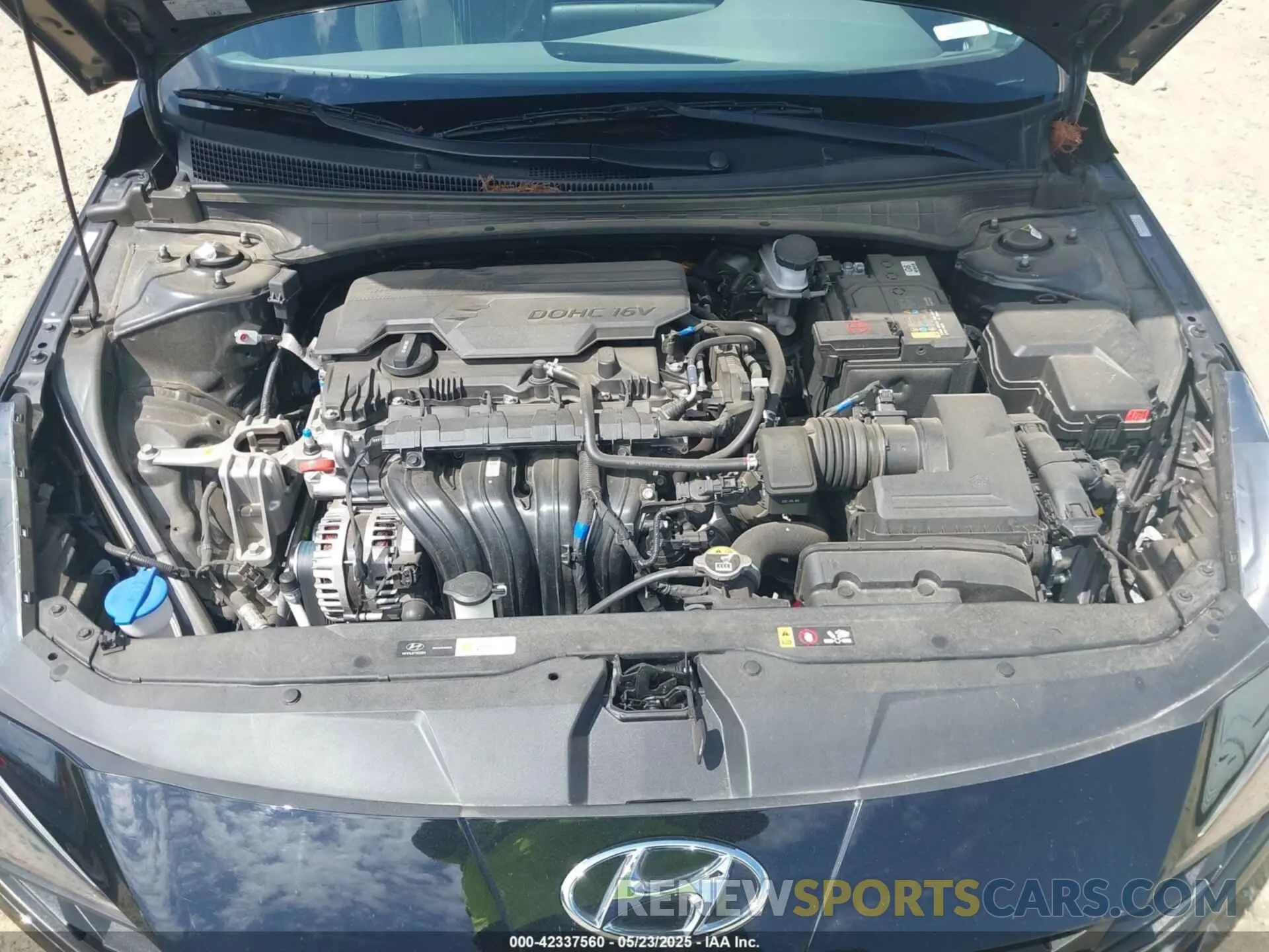 10 fotografías del automóvil dañado KMHLM4AG1NU352424 HYUNDAI ELANTRA 2022