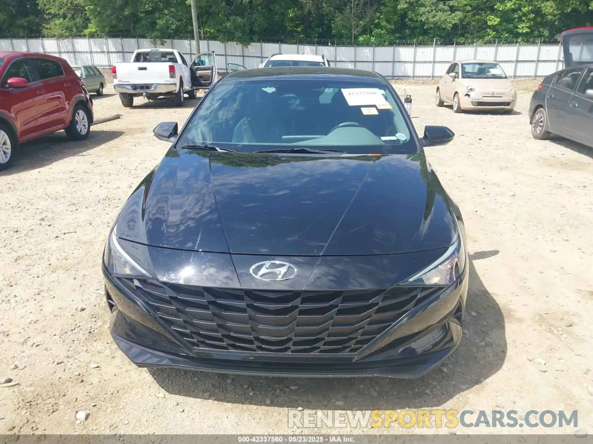 12 fotografías del automóvil dañado KMHLM4AG1NU352424 HYUNDAI ELANTRA 2022